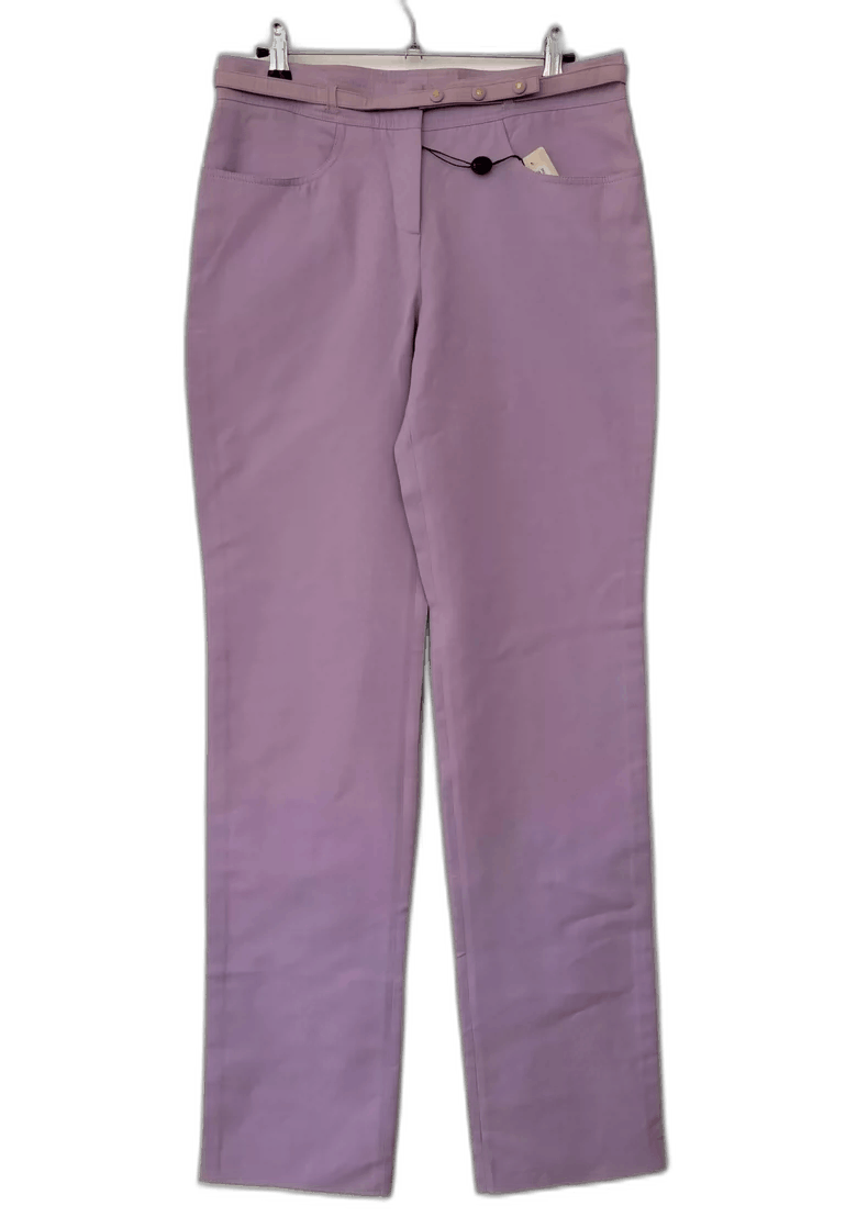 Versace Gianni Versace Violet Casual Trousers for Women Size 40" / US 18 - 1 Thumbnail