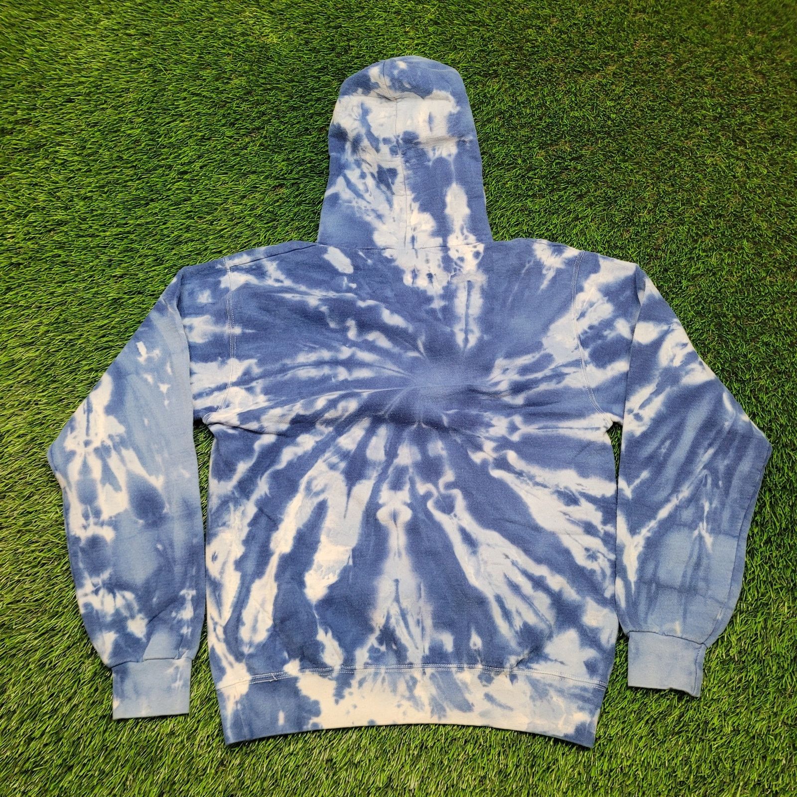 Vintage Y2K Style Spiral Tie-Dye Pullover Hoodie Sweatshirt Medium Size US M / EU 48-50 / 2 - 4 Thumbnail