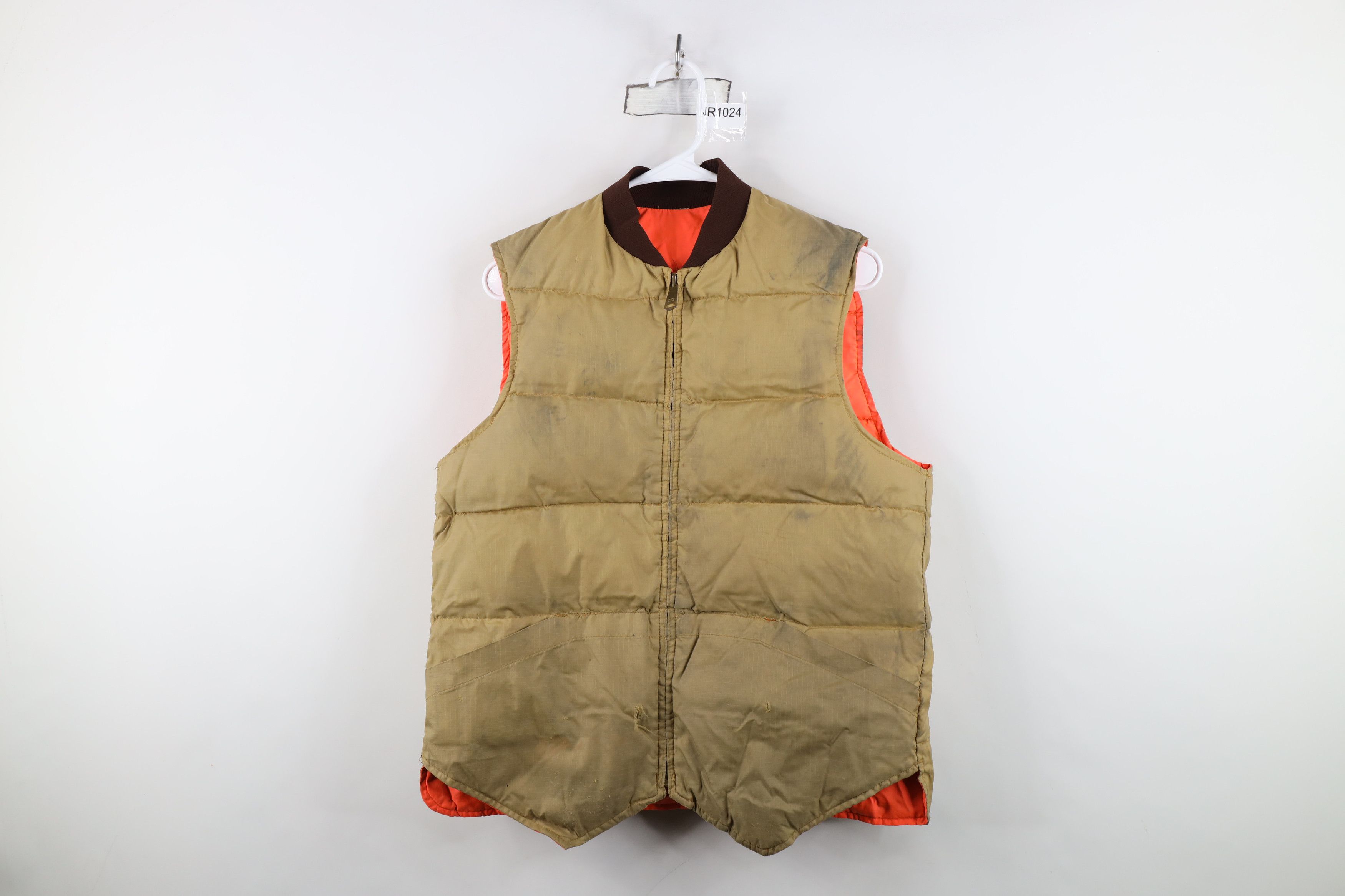 Vintage Vintage 70s Streetwear Reversible Feather Down Puffer Vest Size US M / EU 48-50 / 2 - 12 Thumbnail