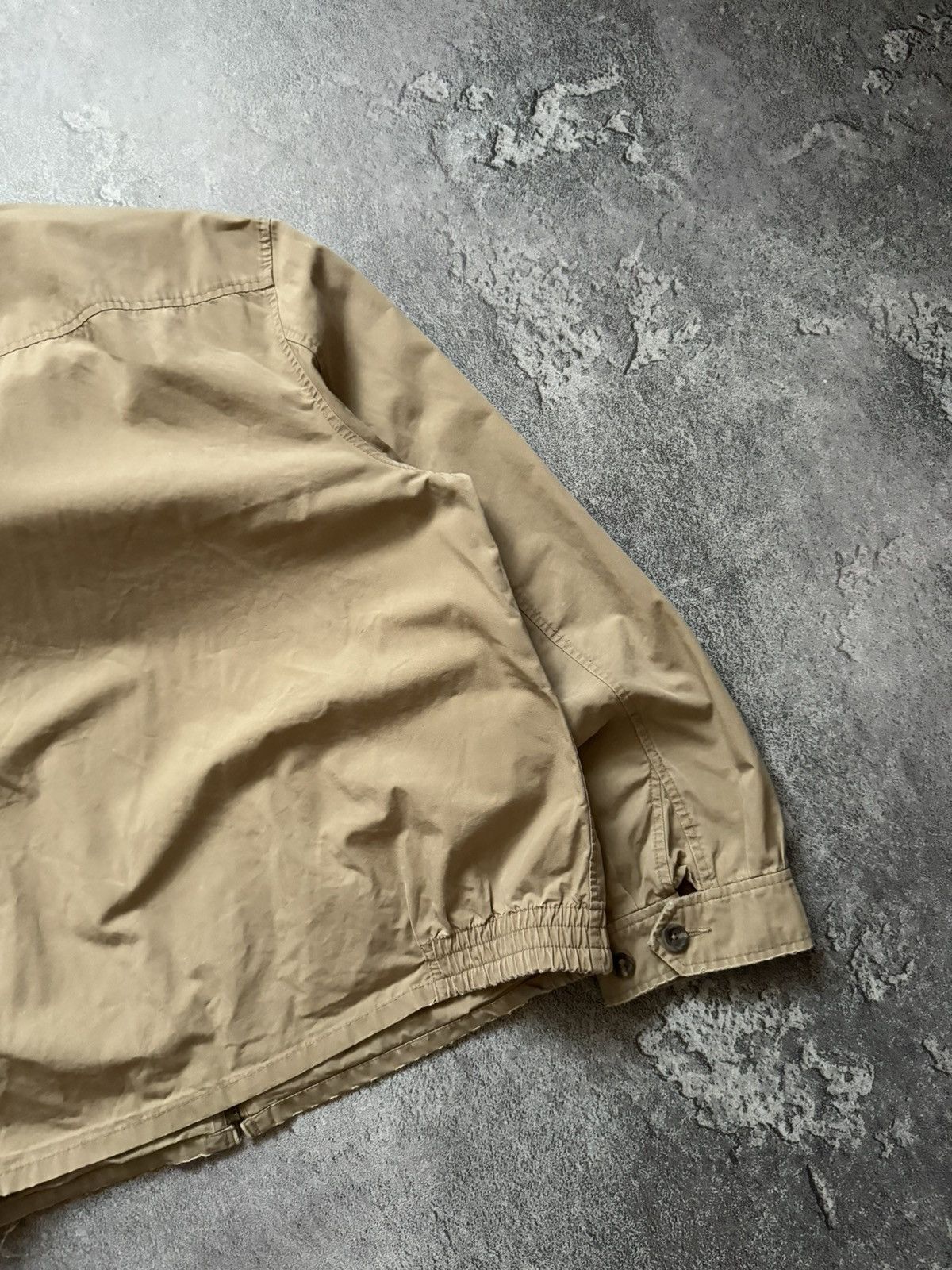Polo Ralph Lauren × Ralph Lauren × Vintage Polo Ralph Lauren L beige distressed jacket bomber light Size US L / EU 52-54 / 3 - 22 Thumbnail