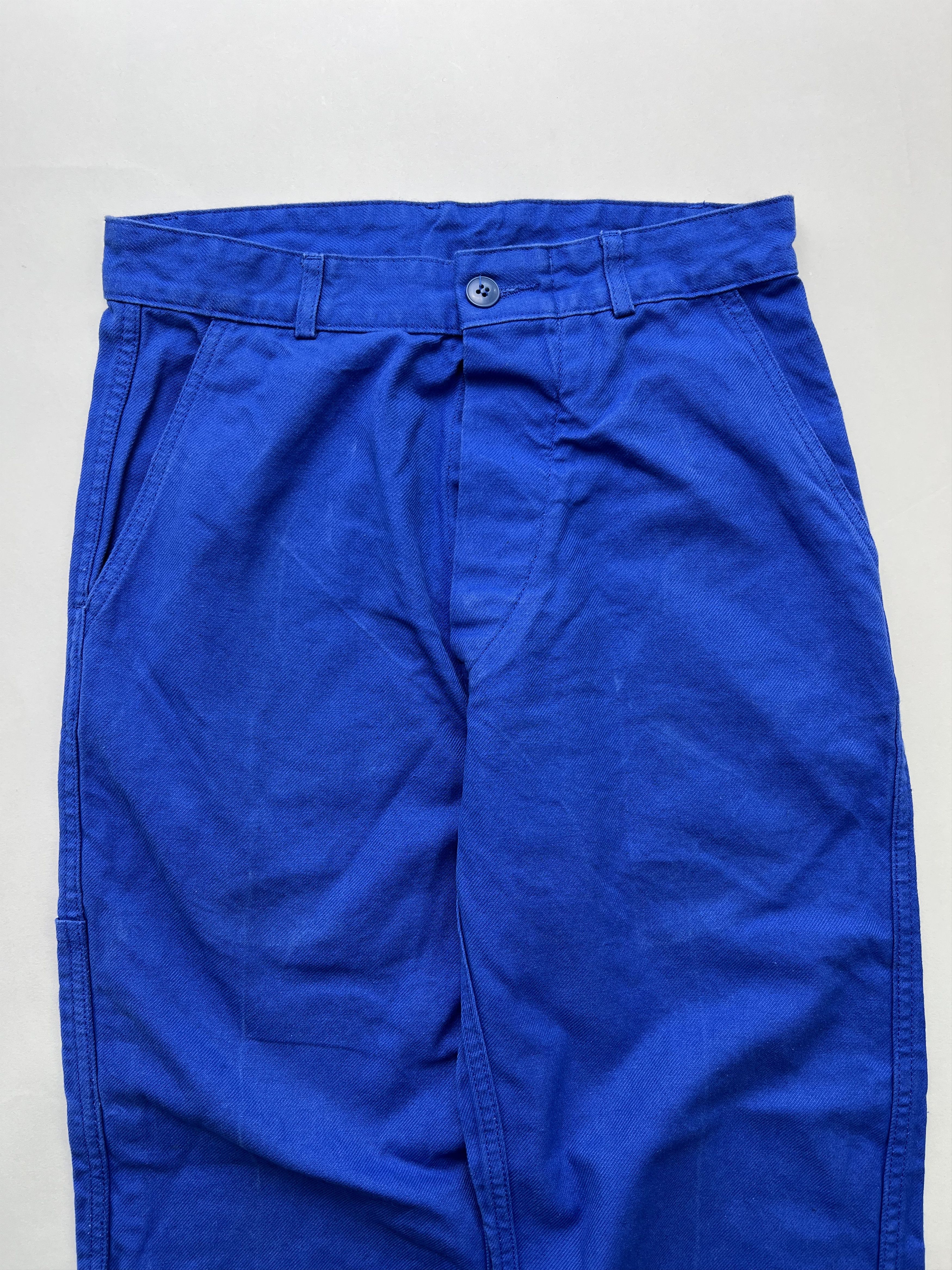 Vintage French Workwear Bleu De Travail Vintage Work Pants Size US 28 / EU 44 - 3 Thumbnail