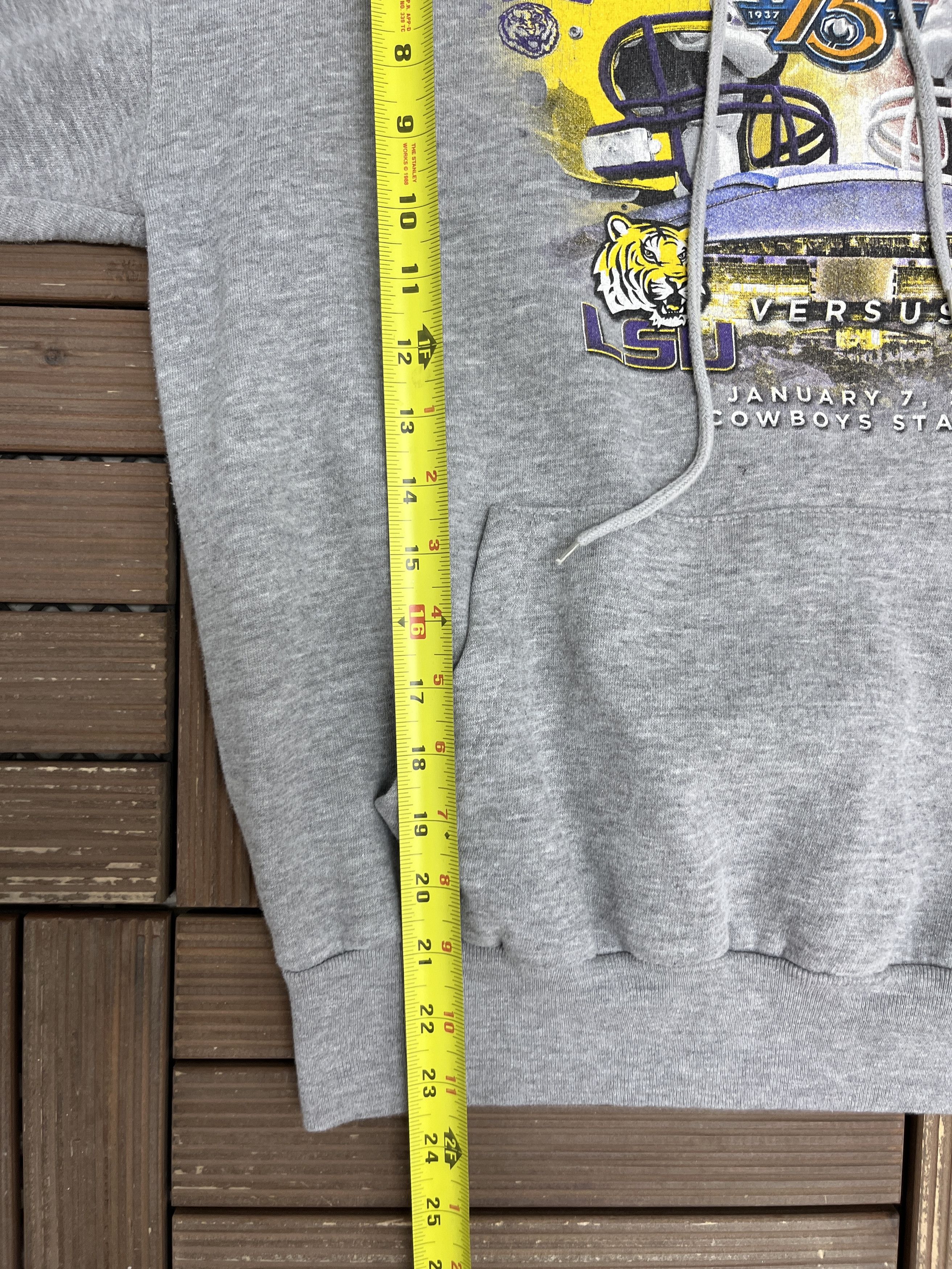 Vintage LSU Tigers vs. Texas A&M Aggies Cotton Bowl Vintage Hoodie Size US L / EU 52-54 / 3 - 8 Thumbnail