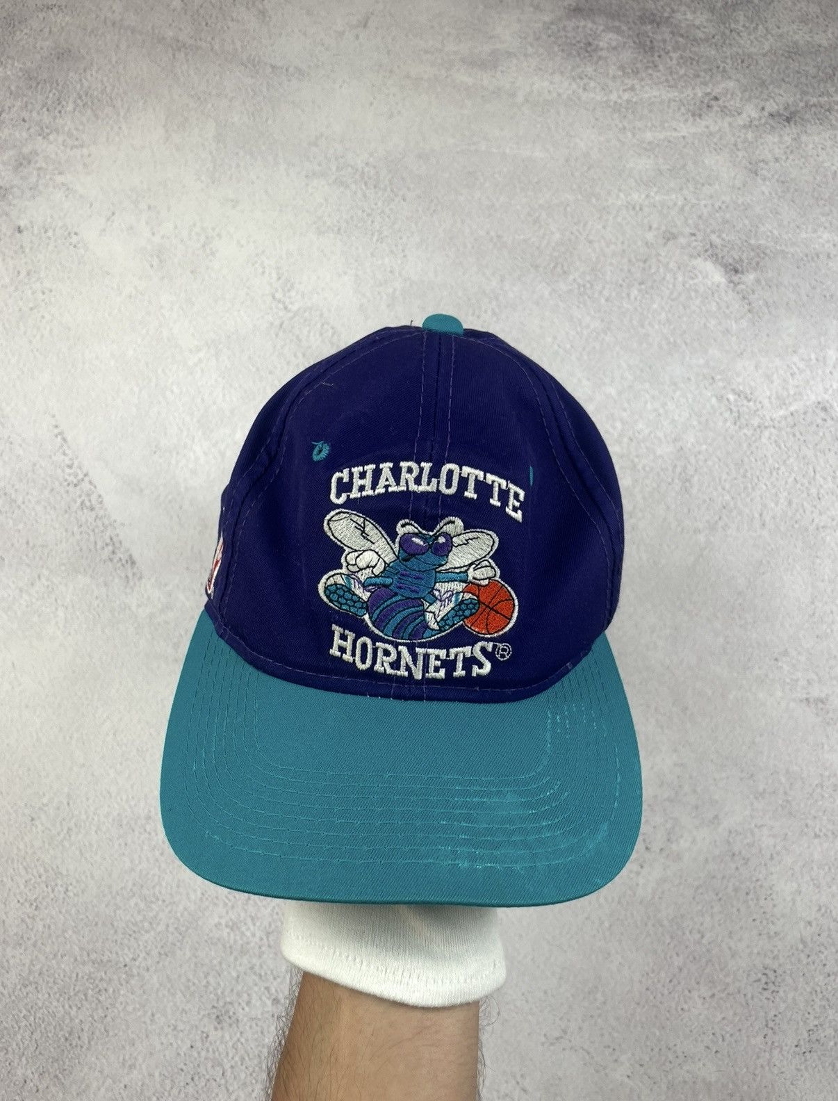 NBA Vintage Charlotte Hornets Hat Sports Specialties Script Size ONE SIZE - 1 Thumbnail