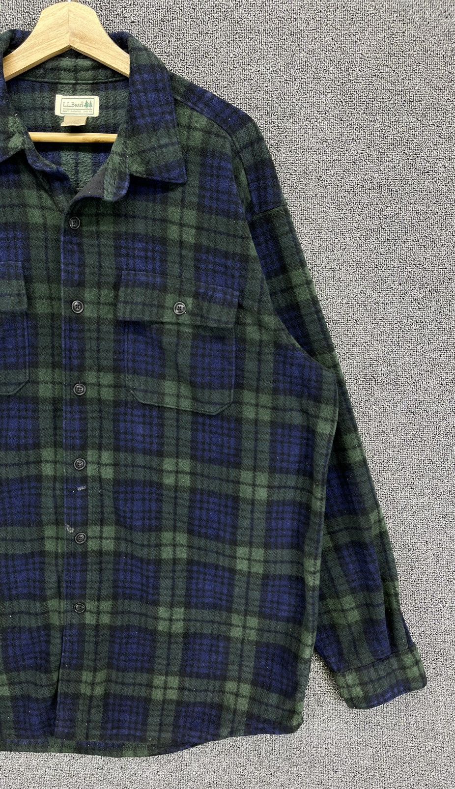 Flannel Vintage L.L. Bean Shadows Plaid Shirts Button Up Flannel Size US L / EU 52-54 / 3 - 3 Thumbnail
