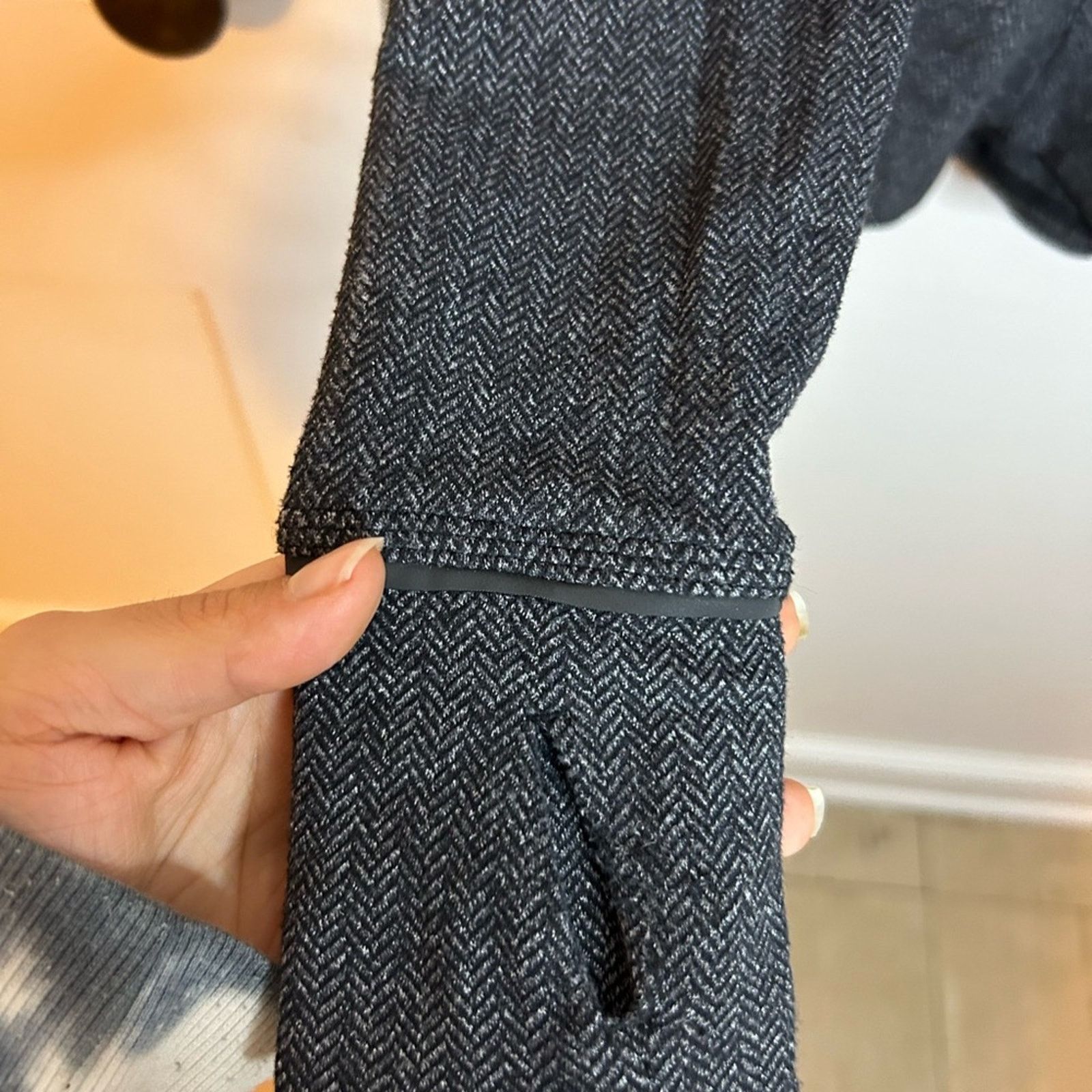 Lululemon Lululemon Heathered Herringbone Kanto Catch Me 1/2 Zip Size S / US 4 / IT 40 - 3 Thumbnail