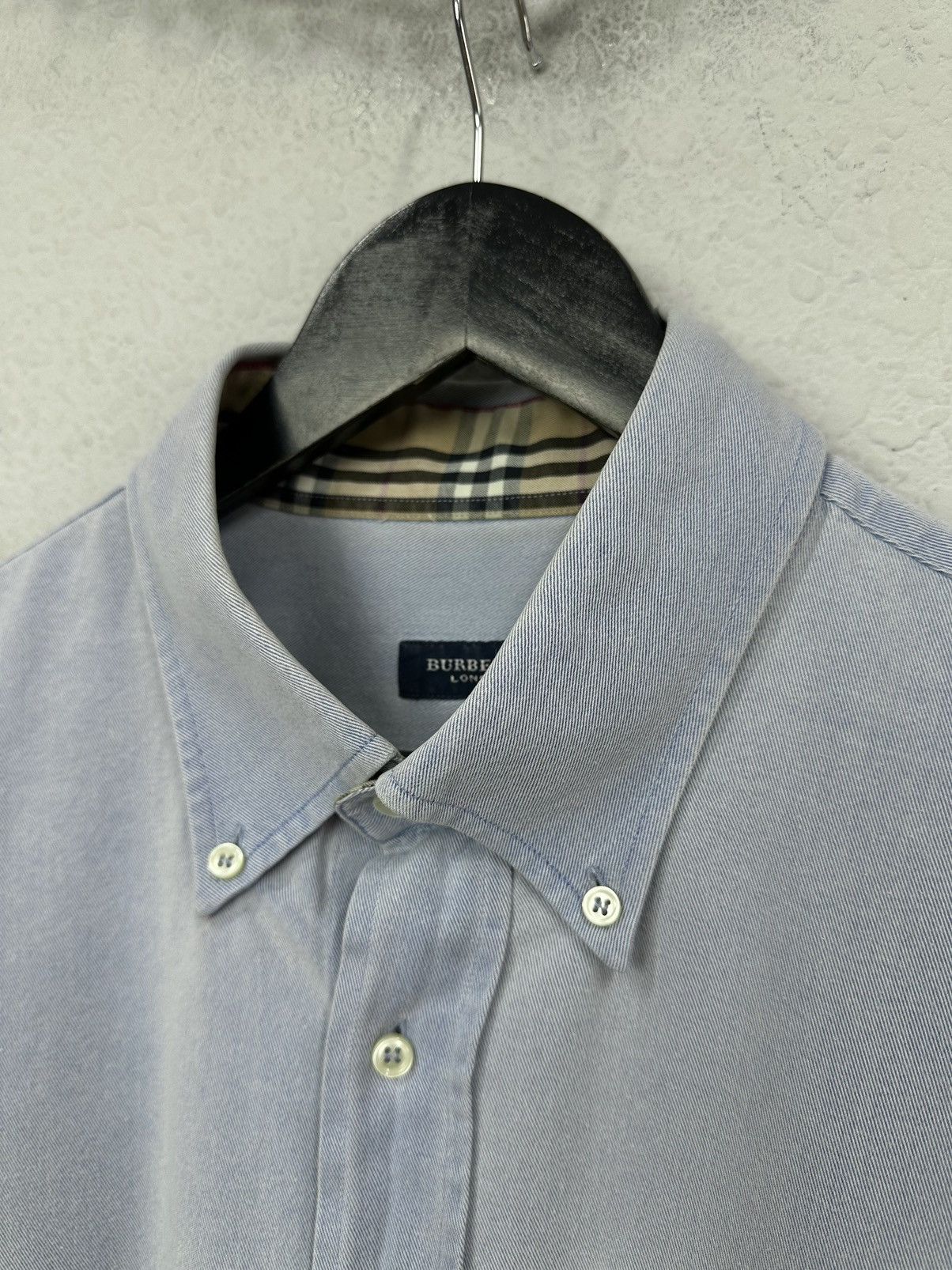 Burberry Vintage Mens Shirt Burberry England Classic Y2k Avantgarde Size US L / EU 52-54 / 3 - 7 Thumbnail