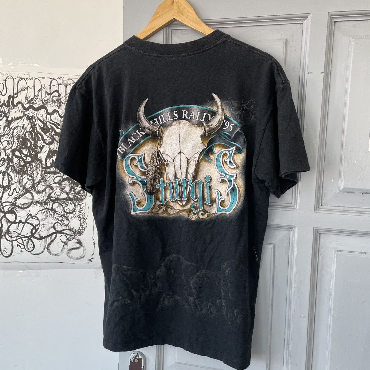 Harley Davidson × Vintage Vintage Harley Davidson 1995 Survivors 3D Emblem T-Shirt Size US L / EU 52-54 / 3 - 5 Thumbnail