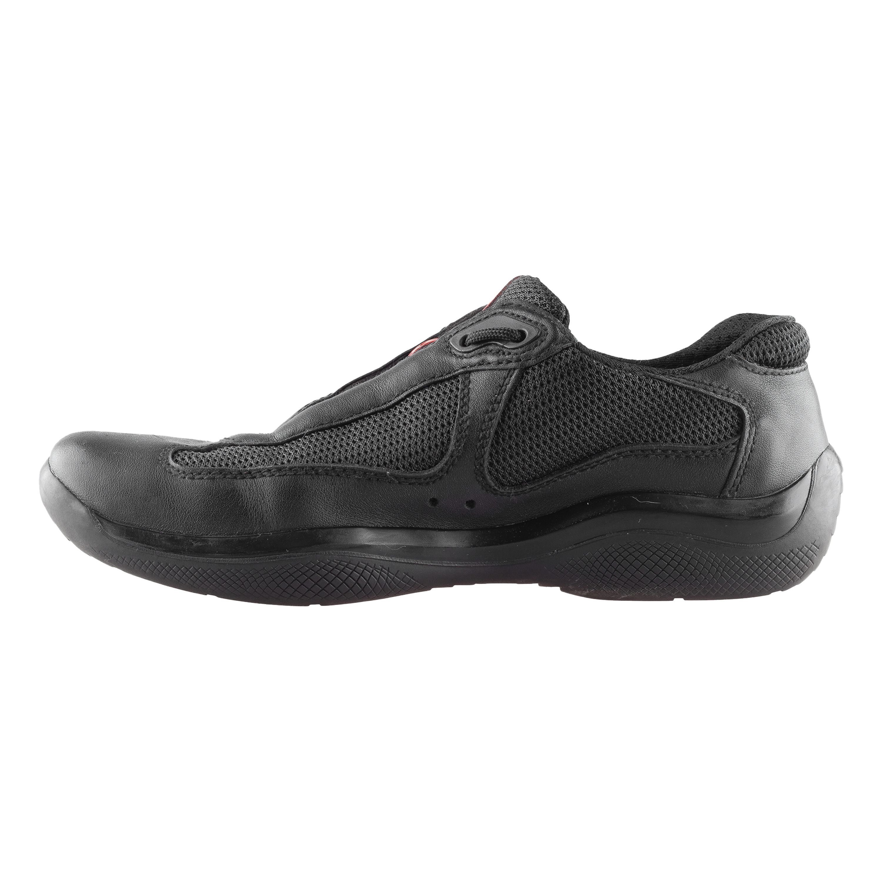 Prada Vintage Prada America’s Cup Black Sneakers (37 EU) Size US 5 / EU 37 - 4 Thumbnail