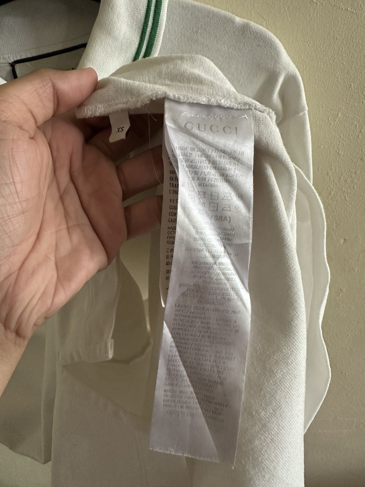 Gucci Gucci Web Tip Polo Shirt Size US XS / EU 42 / 0 - 5 Thumbnail