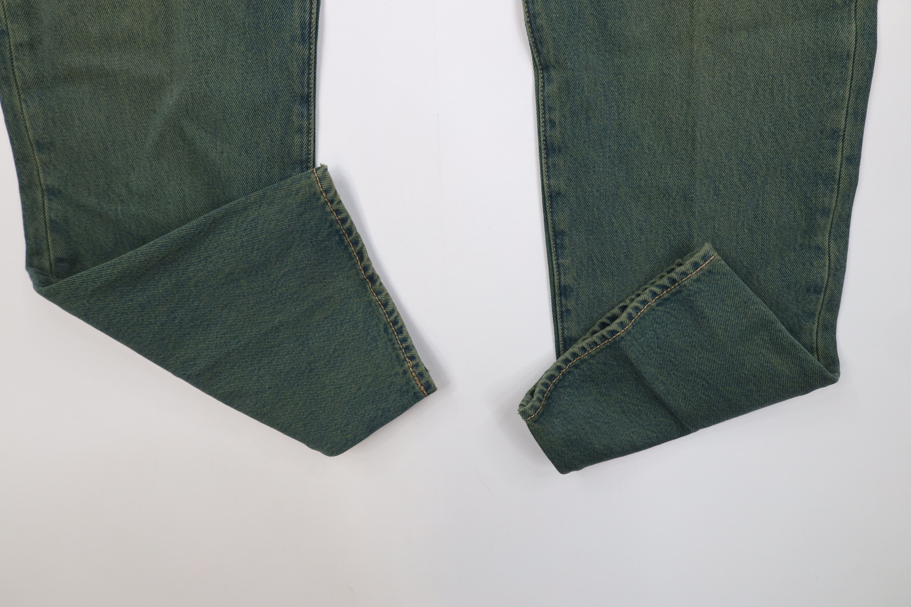 Levi's Y2K Levis 501xx CT Taper Button Fly Original Fit Jeans Green Size US 38 / EU 54 - 5 Thumbnail