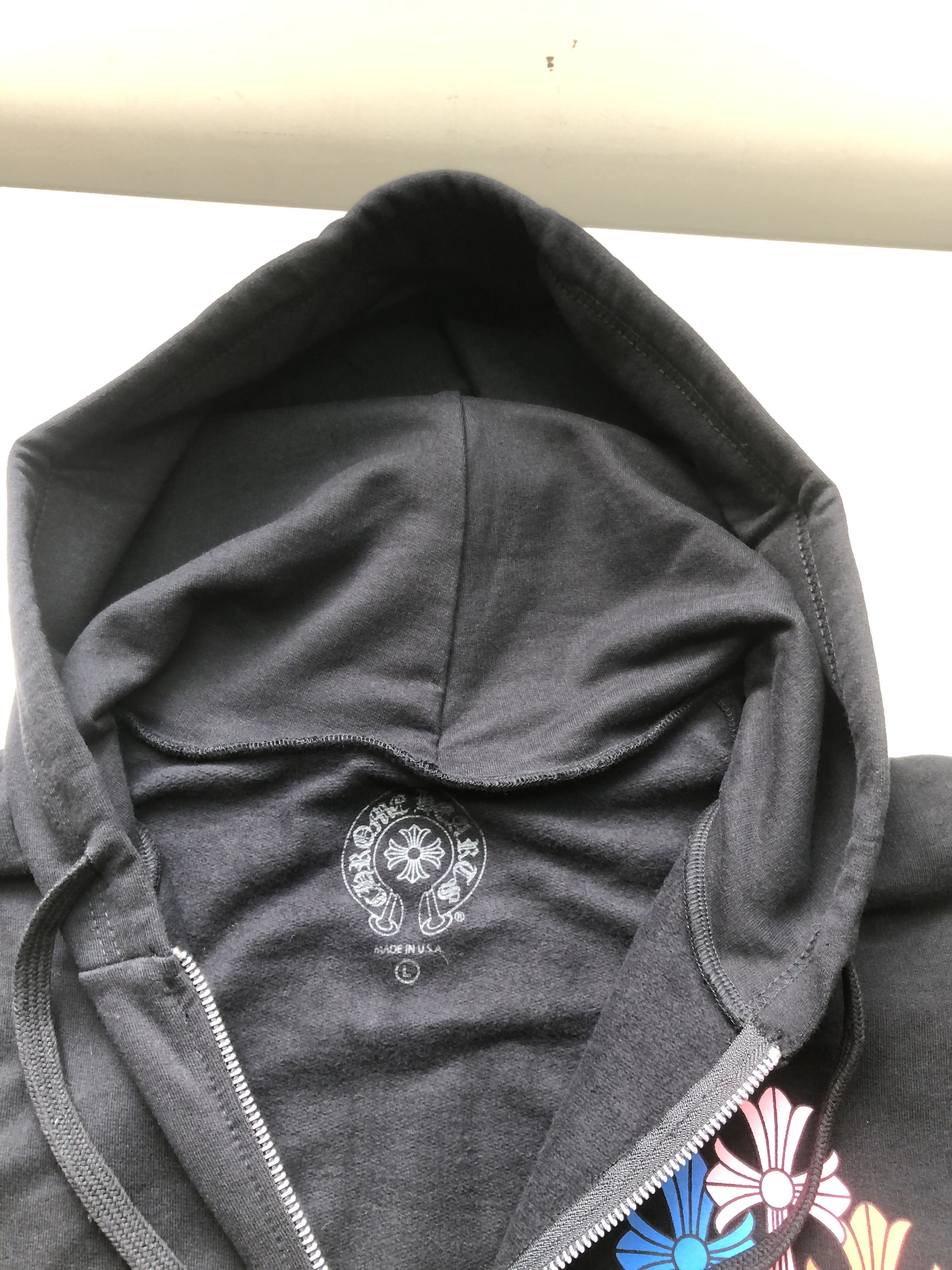 Chrome Hearts Chrome Hearts Multi Color Cross Pull Over Hoodie Size US L / EU 52-54 / 3 - 3 Thumbnail