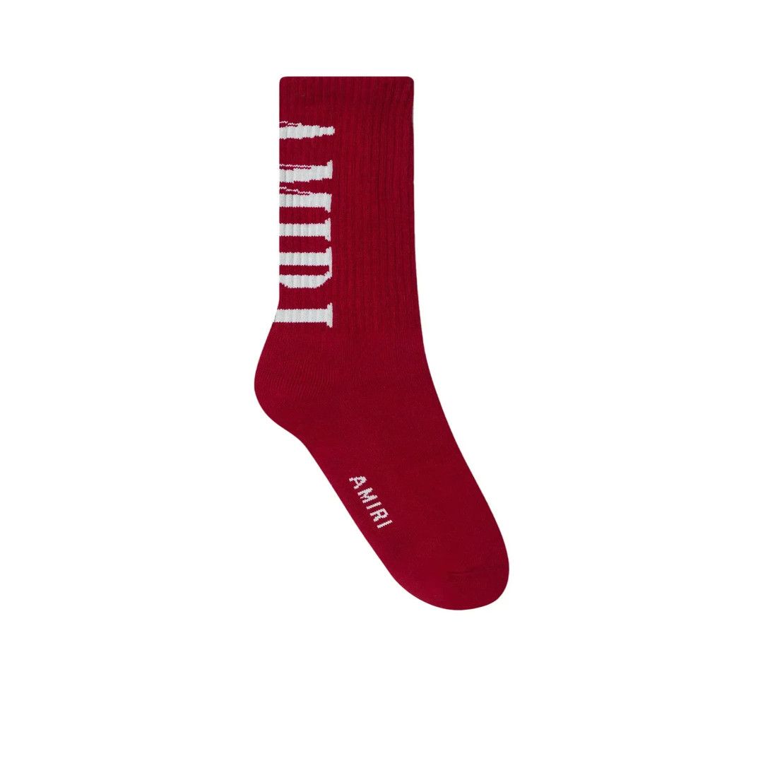 Amiri o1mle1224 Size: 43/44 / Core Logo Sock in Red Size ONE SIZE - 1 Thumbnail