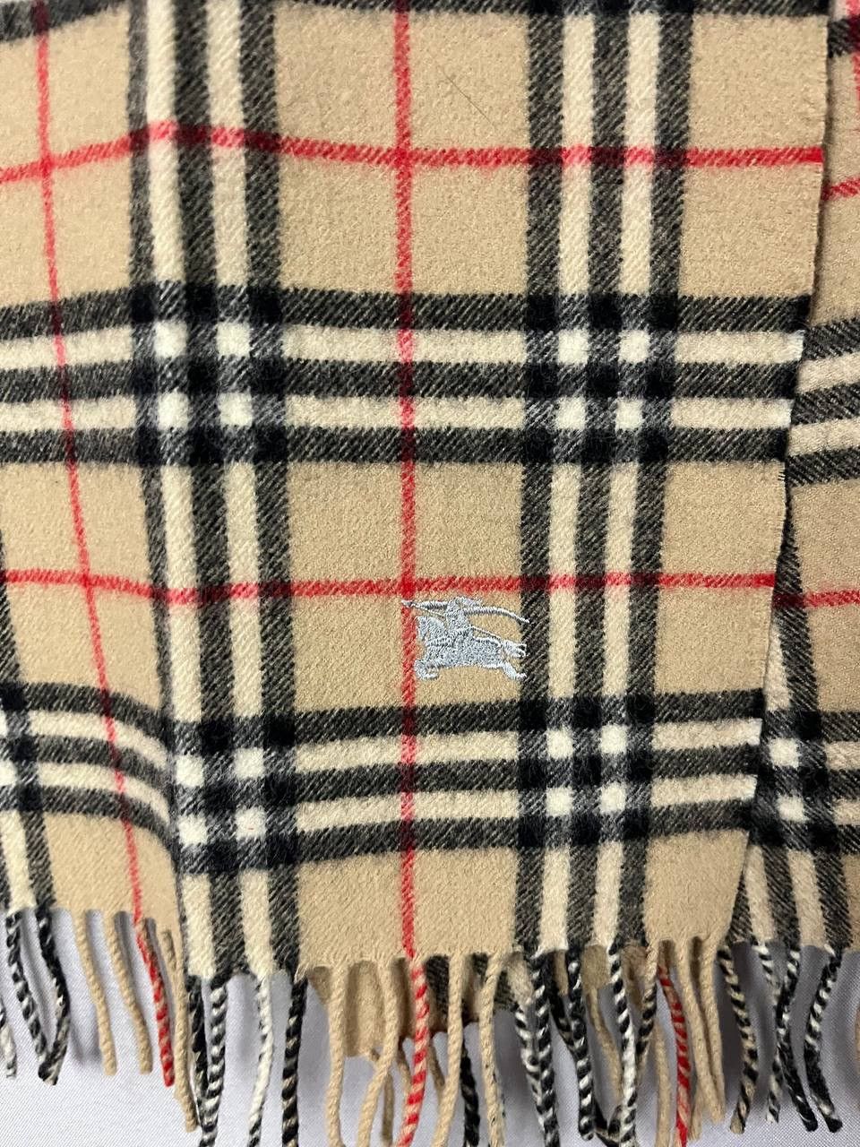 Burberry Burberry Nova Check Scarf Wool Size ONE SIZE - 3 Thumbnail