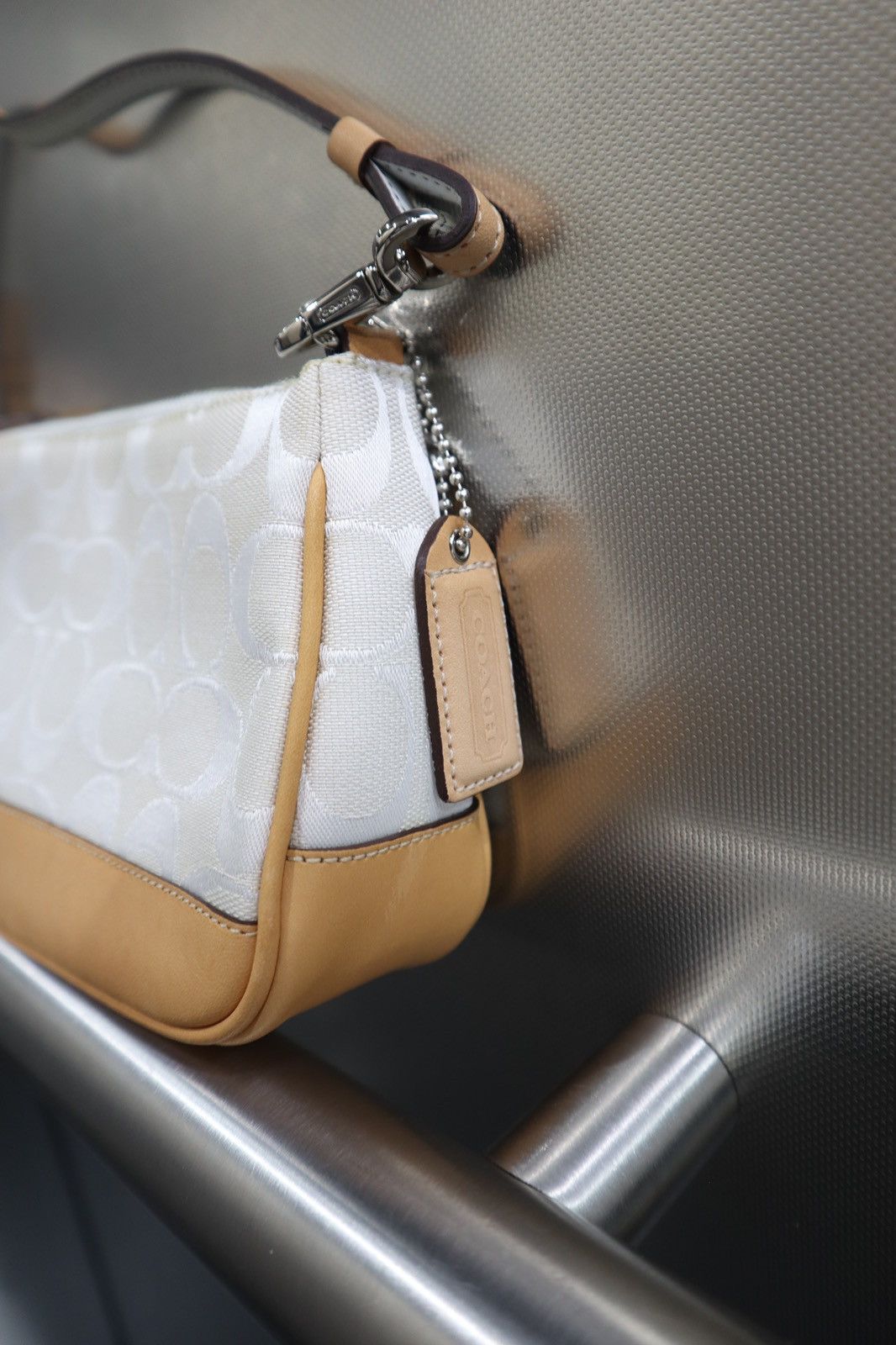 Coach × Vintage Coach Vintage Y2K Mini Bag in White and