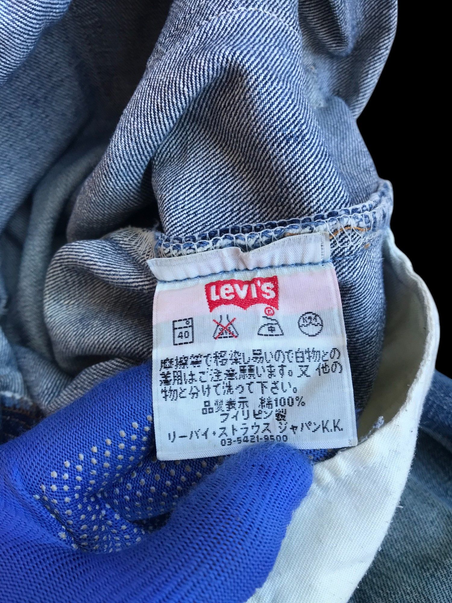 Levi's Vintage Levis 501 distressed ripped bluewash japan W30x28.5 Size US 30 / EU 46 - 17 Thumbnail