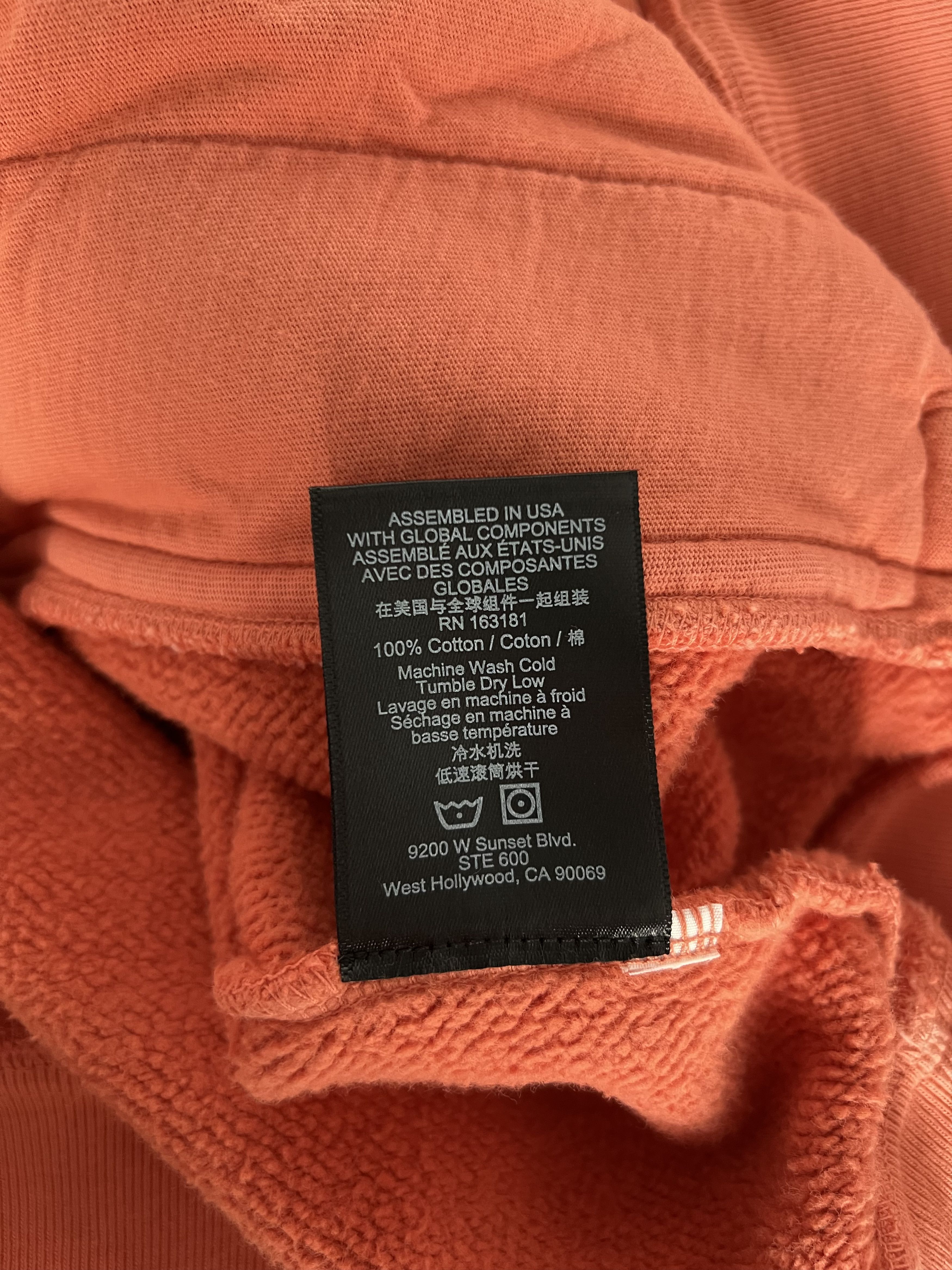 Rhude Rhude Logo Quarter Zip Sweatshirt in Vintage Orange Size US XL / EU 56 / 4 - 10 Thumbnail