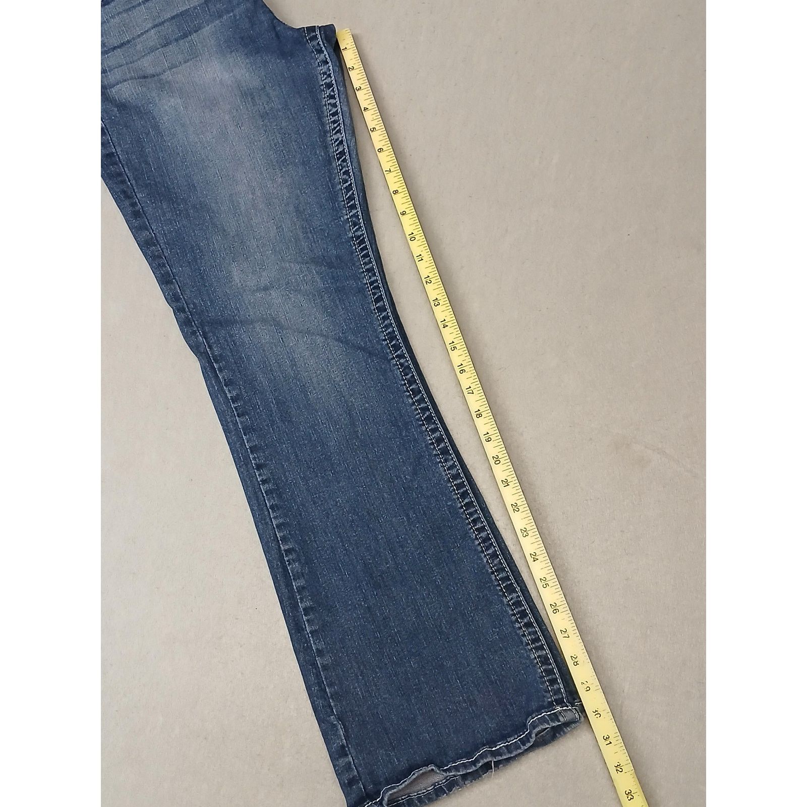 Other Maurices (11/12 Reg) Straight Leg Boot Cut Blue Denim Jeans Size 30" / US 8 / IT 44 - 4 Thumbnail
