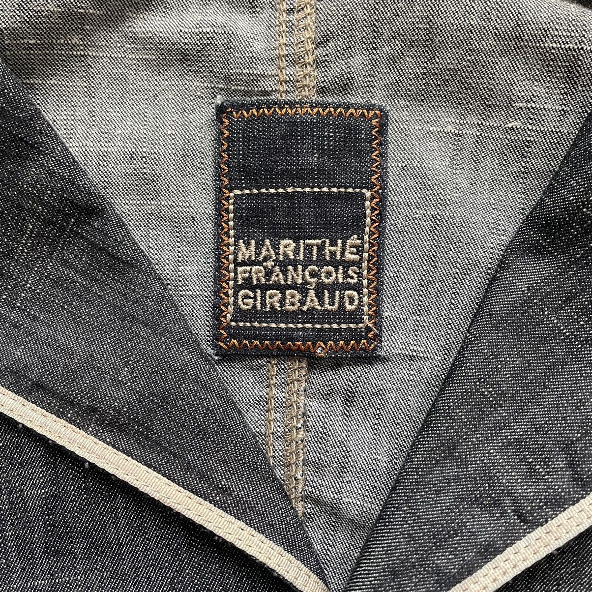 Marithe + Francois Girbaud Marithe Fracois Girbaud Avant Garde Vintage Denim Blazer Y2k Size S / US 4 / IT 40 - 4 Thumbnail