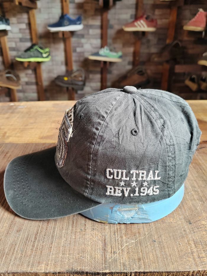 Japanese Brand Vintage Revolution 45 Distressed Style Cap Hat Size ONE SIZE - 4 Thumbnail