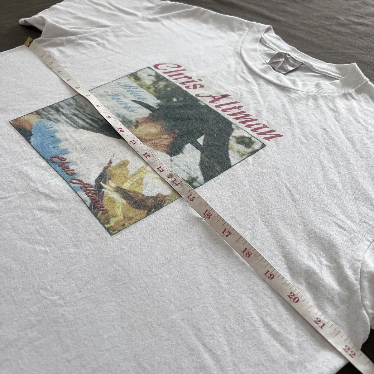 Band Tees Vintage 90s Chris Altman Blue Tears Promo Tee Country music Size US L / EU 52-54 / 3 - 7 Thumbnail