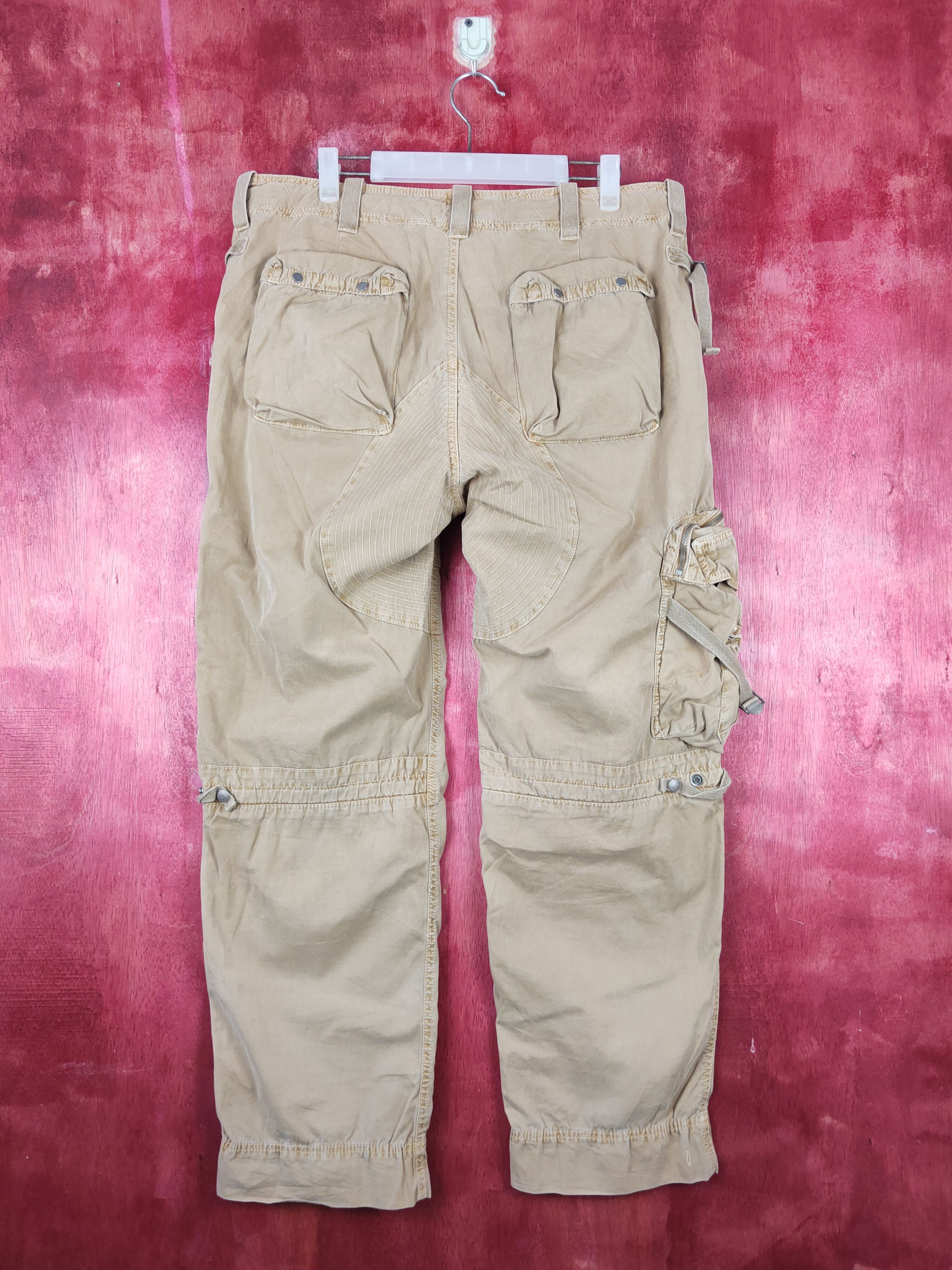 Polo Ralph Lauren Polo Ralph Lauren Brown Multipocket Cargo Pants #S1243 DLL Size US 36 / EU 52 - 7 Thumbnail