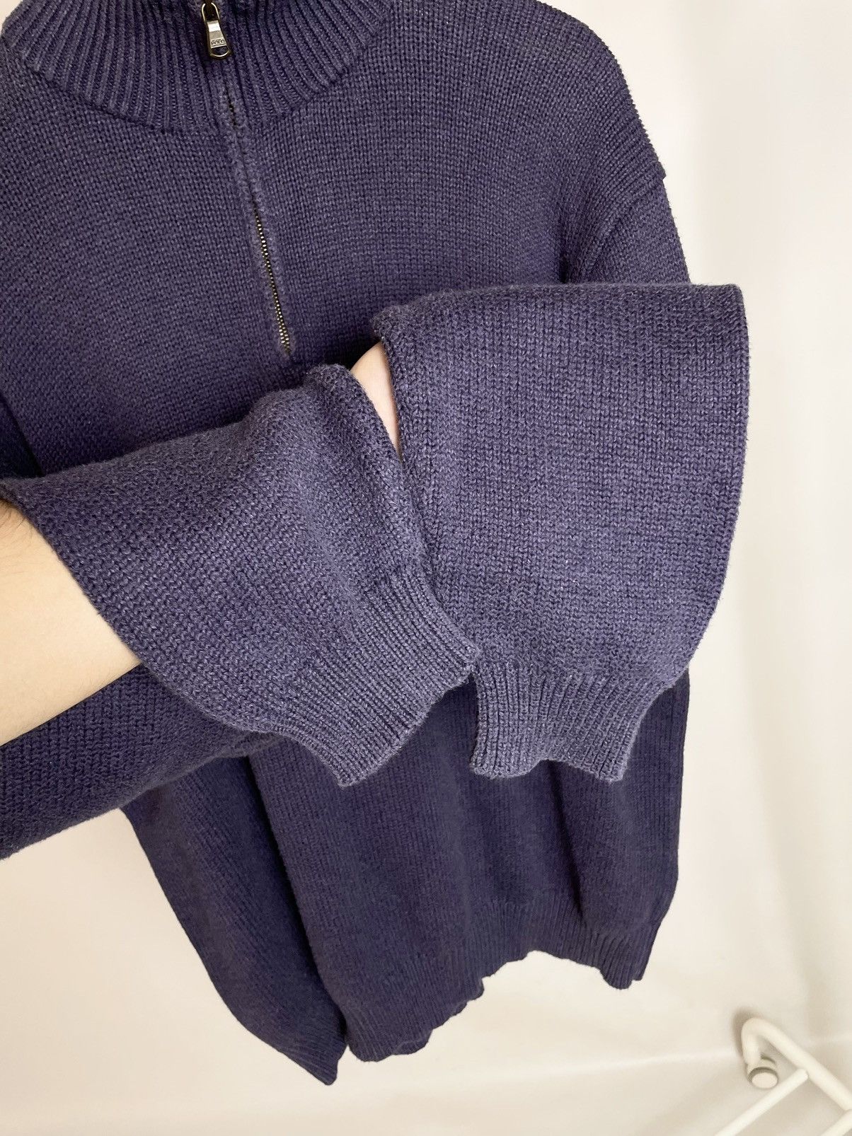 Polo Ralph Lauren Vintage 🎆 Polo by Ralph Lauren purple 1/3 zip knit sweater Size US XL / EU 56 / 4 - 6 Thumbnail
