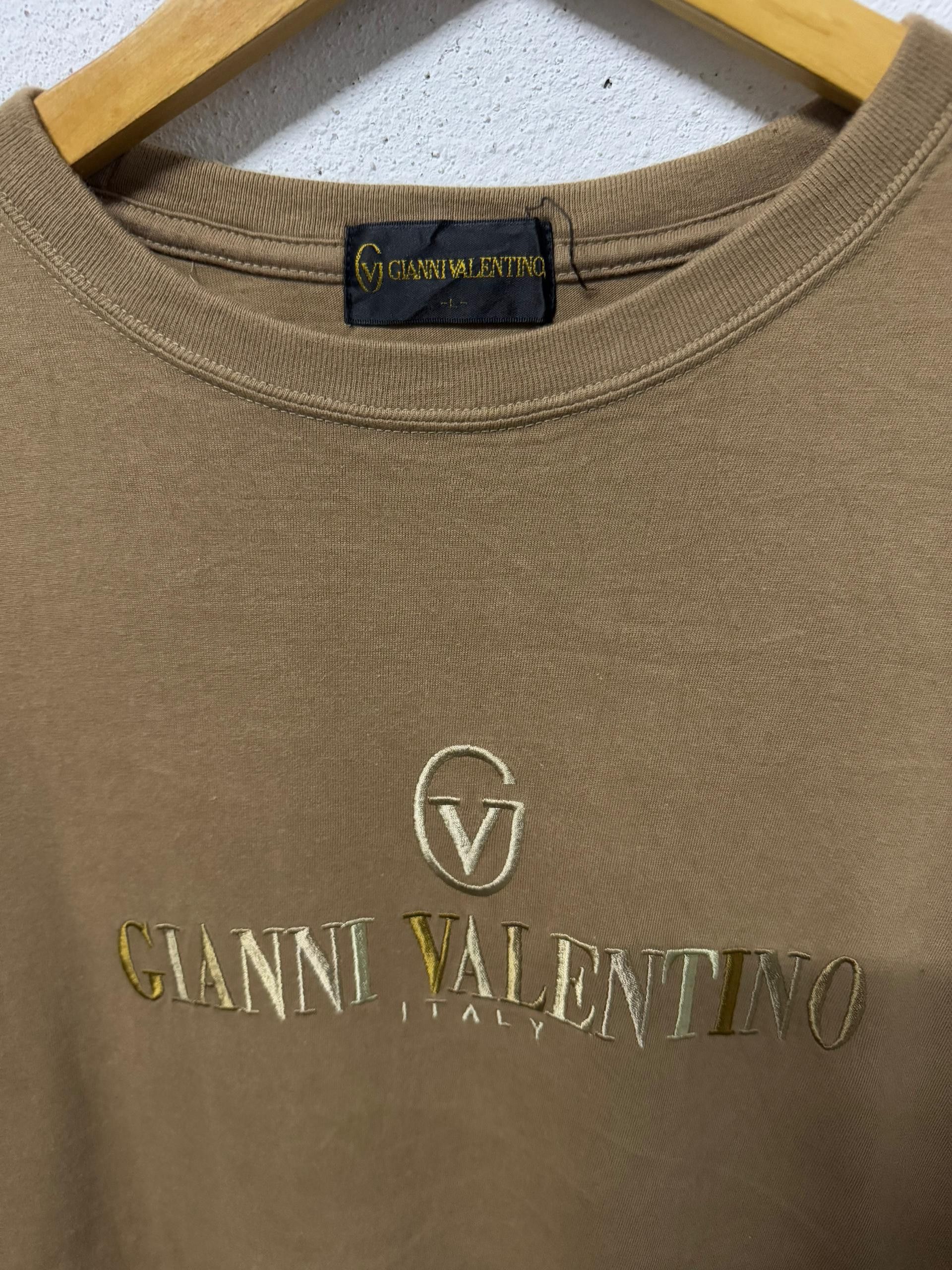 Valentino 🔥🔥🔥Gianni Valentino embroidered spellout tee Size US L / EU 52-54 / 3 - 2 Thumbnail