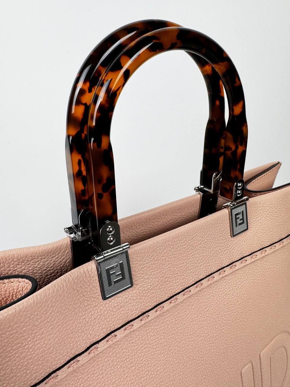 Fendi Fendi Sunshine Leather tote bag Size ONE SIZE - 9 Thumbnail