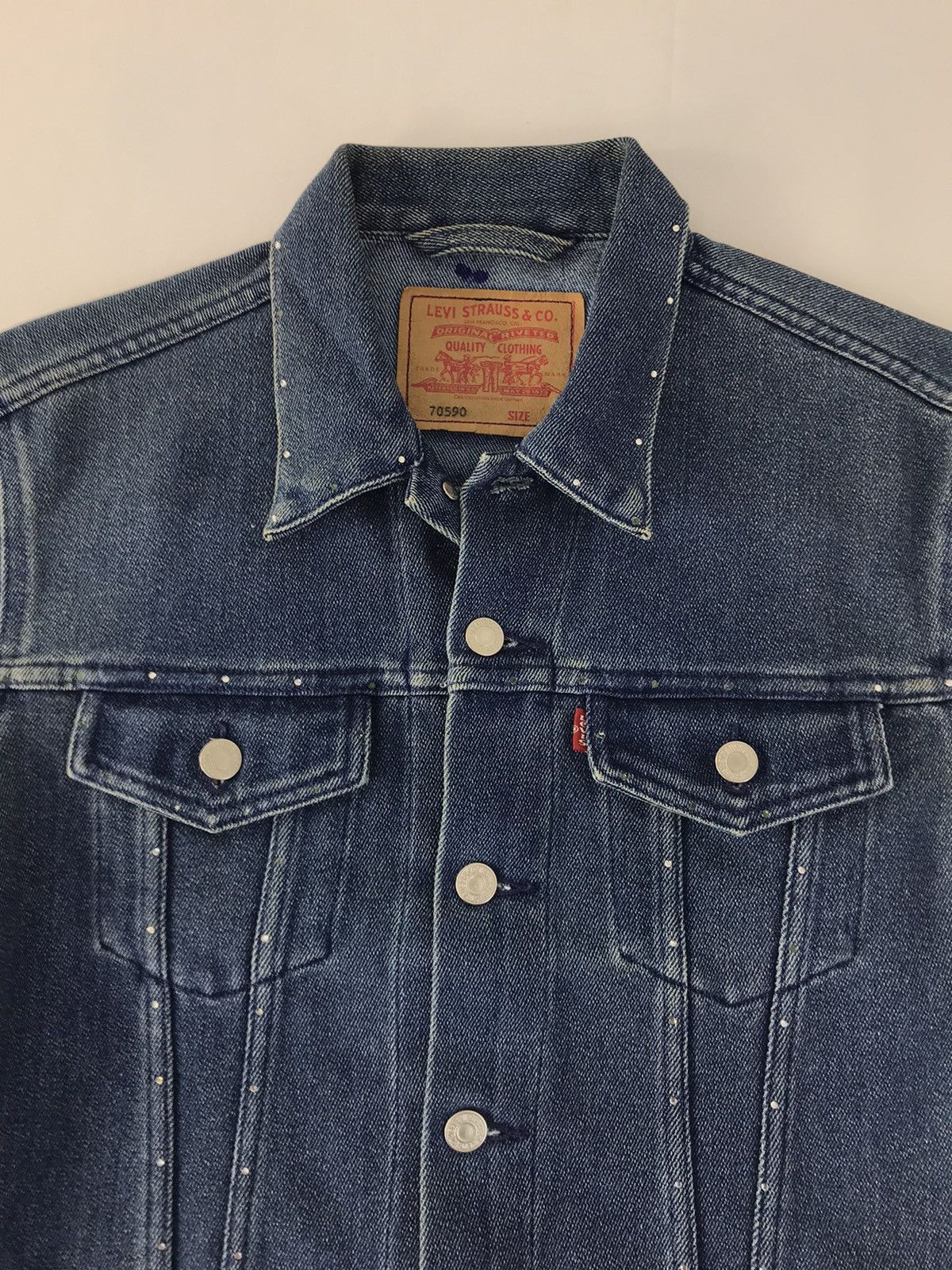 Japanese Brand × Levi's × Vintage Vintage Levis Denim Jacket Button Up Double Pocket Size US S / EU 44-46 / 1 - 4 Thumbnail