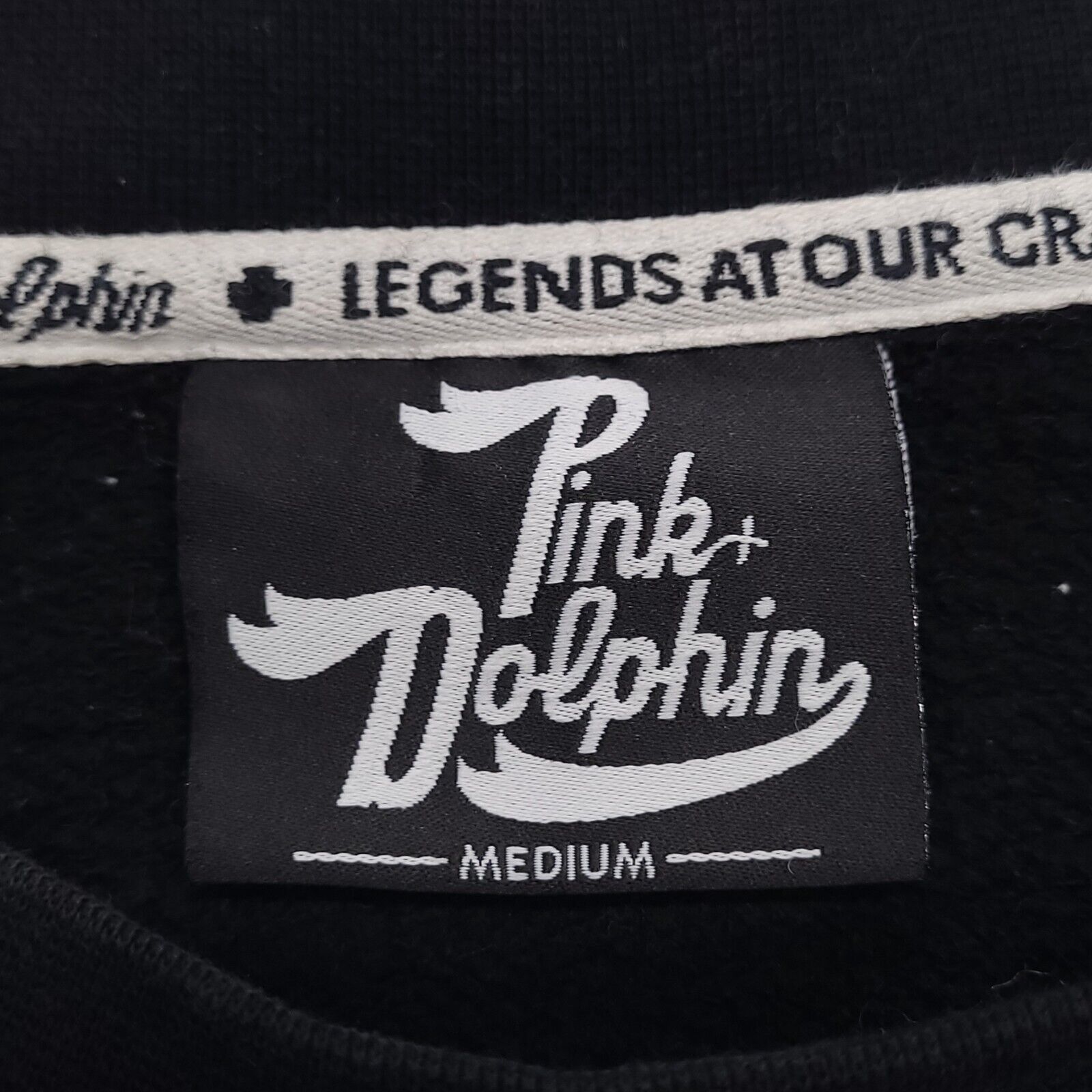 Pink Dolphin Pink Dolphin Crew Neck Sweatshirt Mens Size Medium M Black Size US M / EU 48-50 / 2 - 3 Thumbnail