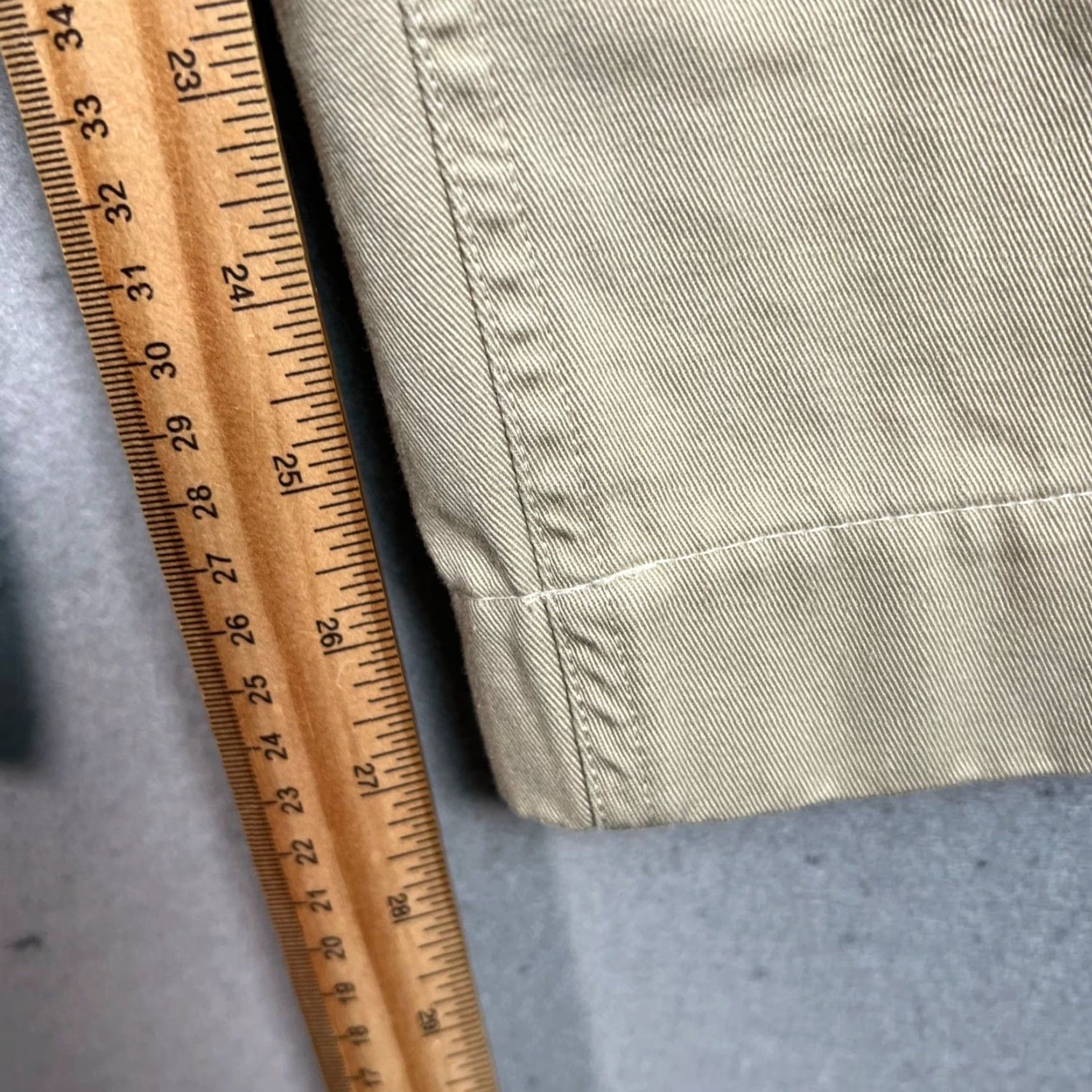 Ralph Lauren Ralph Lauren Womens Beige Cotton Wide Leg Pants Size 8 Chino Casual Size 30" / US 8 / IT 44 - 7 Thumbnail