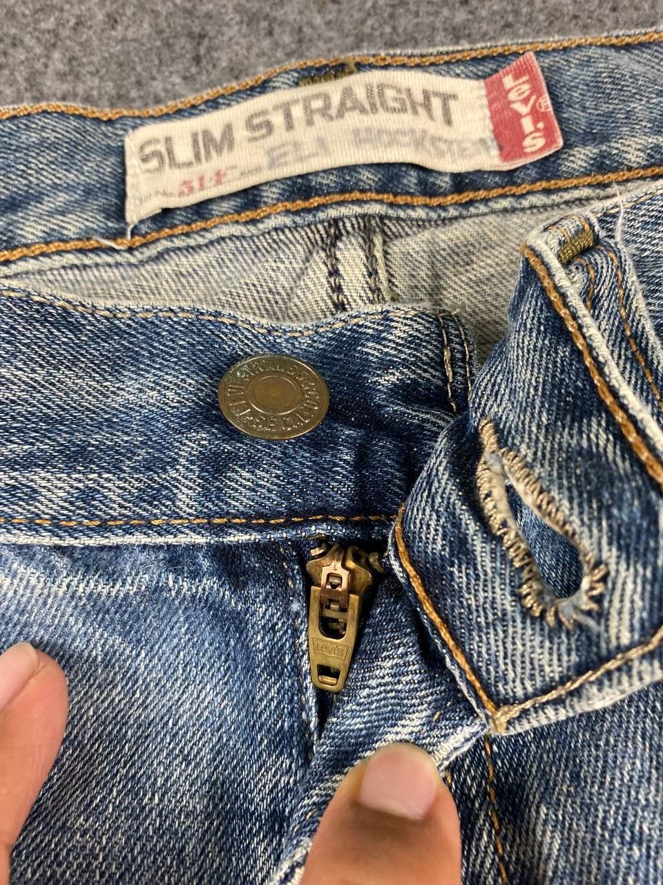 Levi's vintage levis 514 slim straight distressed denim Size US 32 / EU 48 - 12 Thumbnail