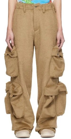 Amiri Amiri Beige Oversized Cargo Pants Size US 34 / EU 50 - 1 Thumbnail