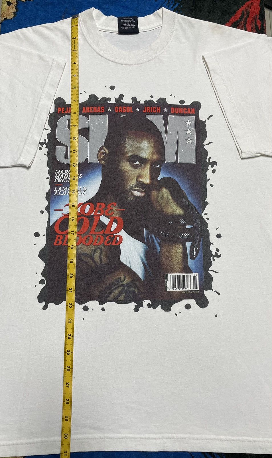 Other Vintage 00s Slam Kobe Bryant T-Shirt. Size US XL / EU 56 / 4 - 9 Thumbnail
