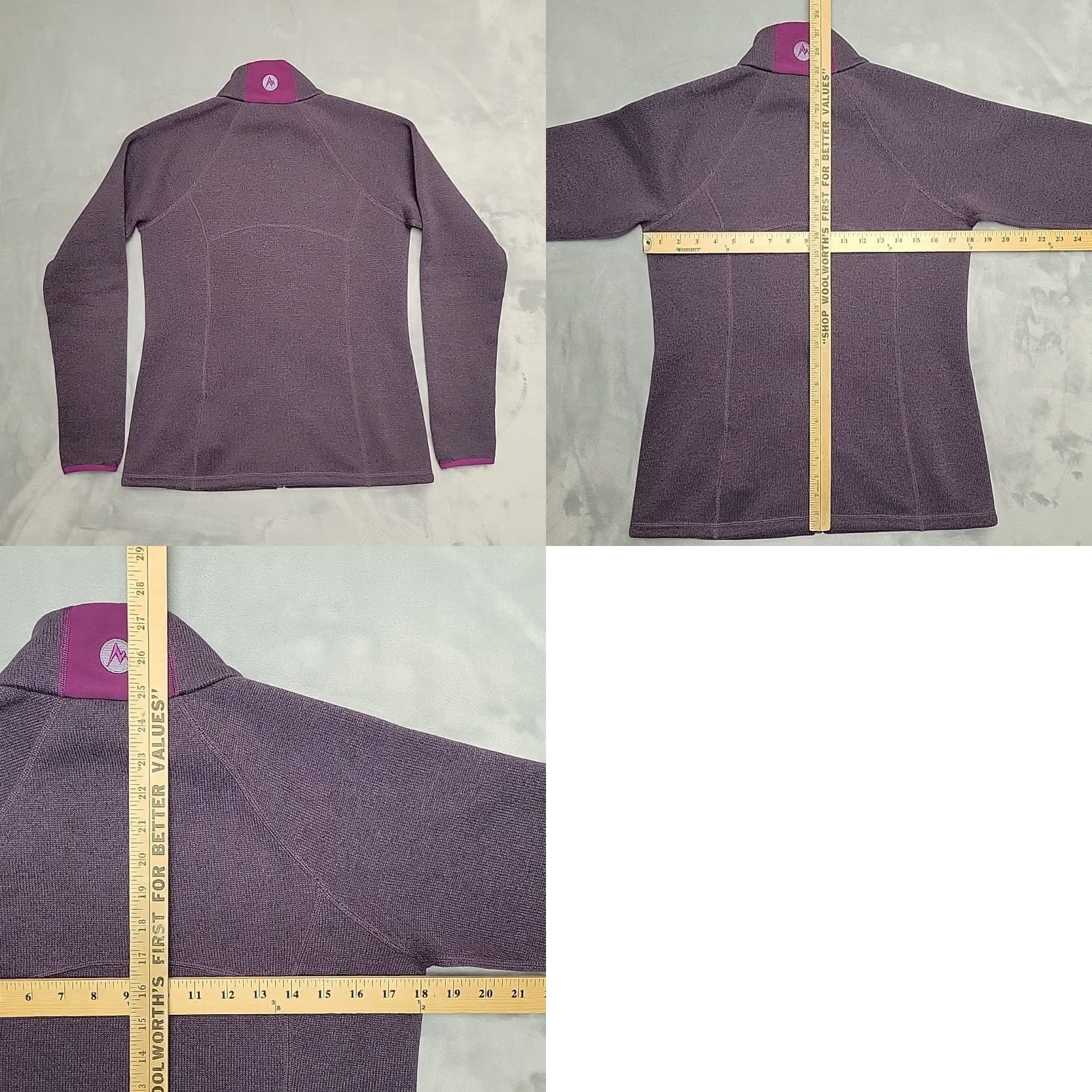 Marmot Marmot Women's Sweater Full Zip Purple Polartec Fleece Pullover Casual M Size M / US 6-8 / IT 42-44 - 8 Thumbnail
