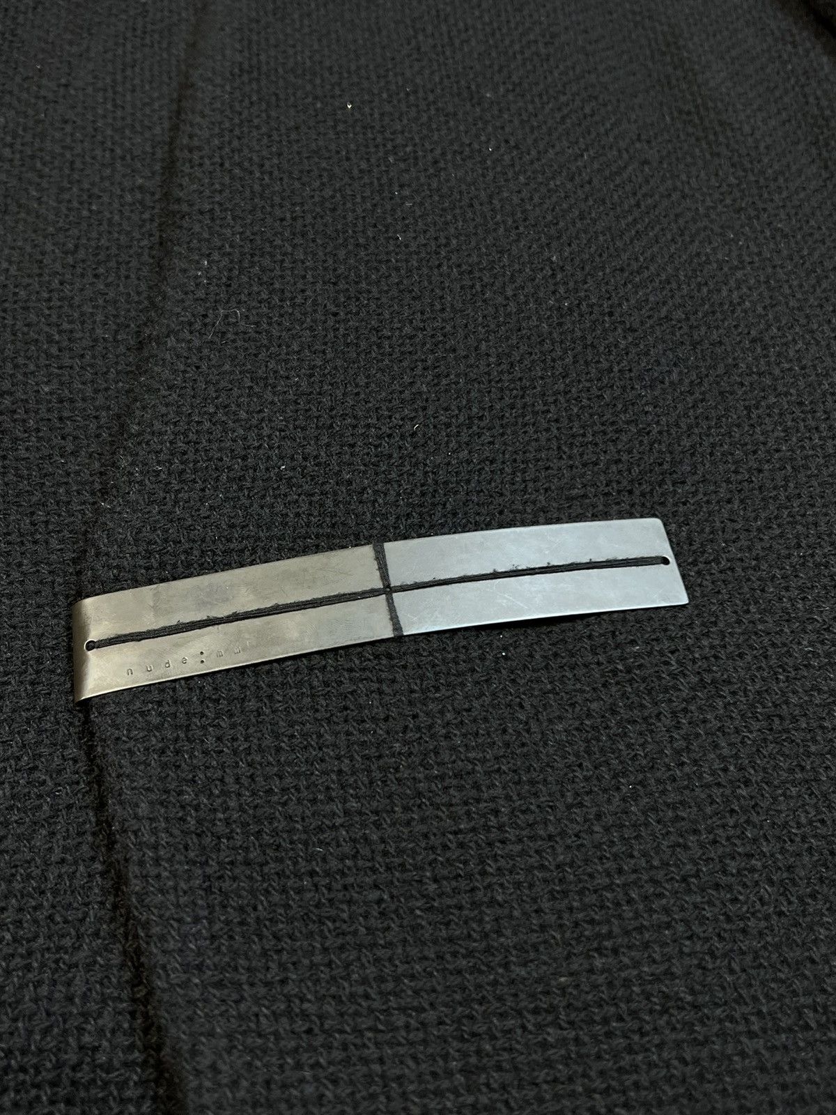 Japanese Brand × MASAHIROMARUYAMA × Vintage Masahiko Maruyama Rib Knit Black Wool Jacket Size 1 Size M / US 6-8 / IT 42-44 - 5 Thumbnail