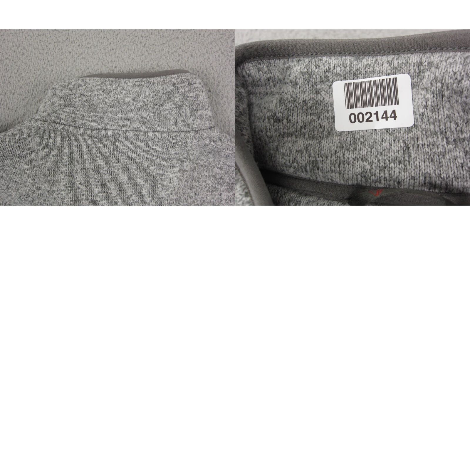 Vintage LL Bean Sweater Mens XL Gray Wool Polyester Fleece 1/4 Snap Button Slightly Fitted Mock Neck Pullover Regular Fit Vintage: No 90s Outdoor Preppy Mens Size US XL / EU 56 / 4 - 9 Thumbnail