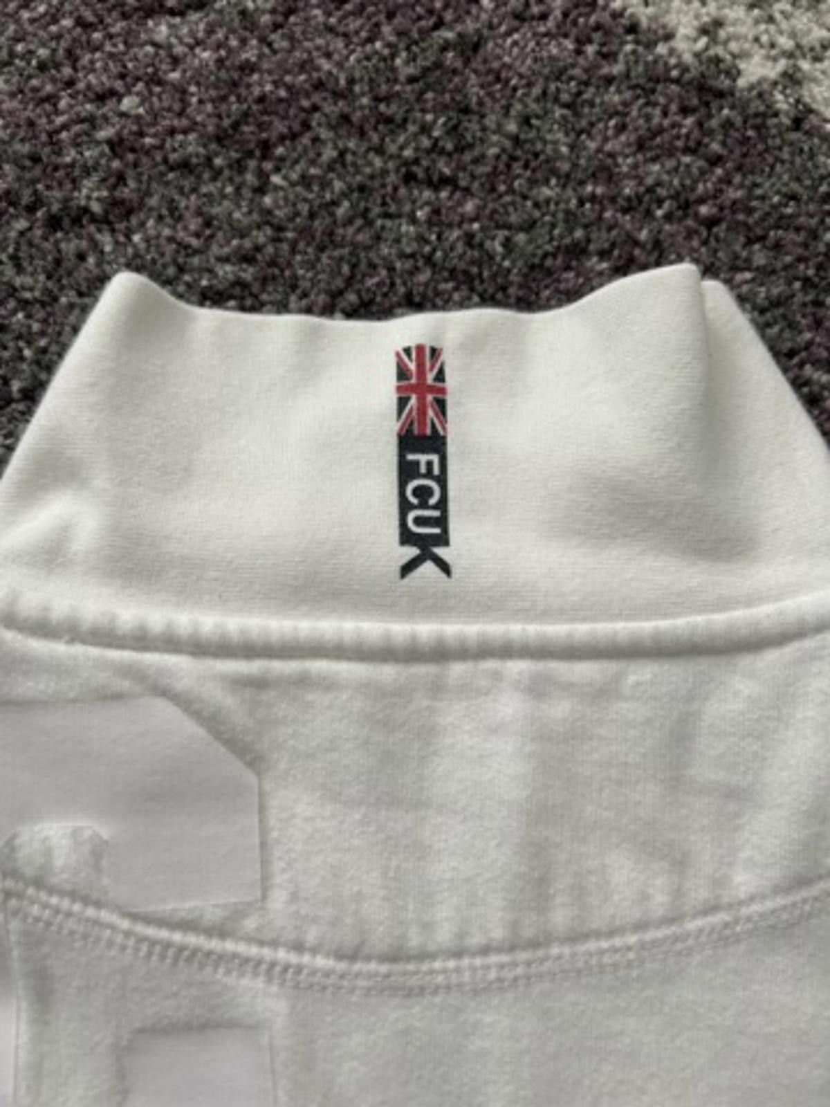 FCUK FCUK Full-Zip Track Jacket – Whiteout UK Edition Size ONE SIZE - 7 Thumbnail