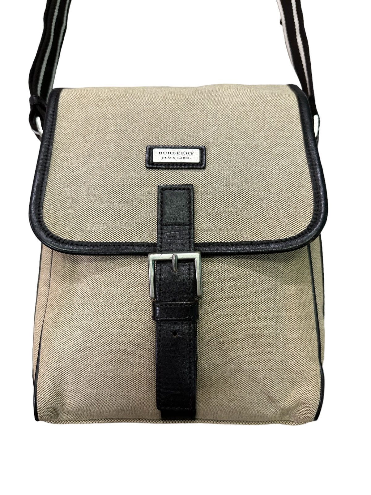 Burberry AUTHENTIC BURBERRY BLACK LABEL CANVAS CROSSBODY BAG Size ONE SIZE - 2 Thumbnail