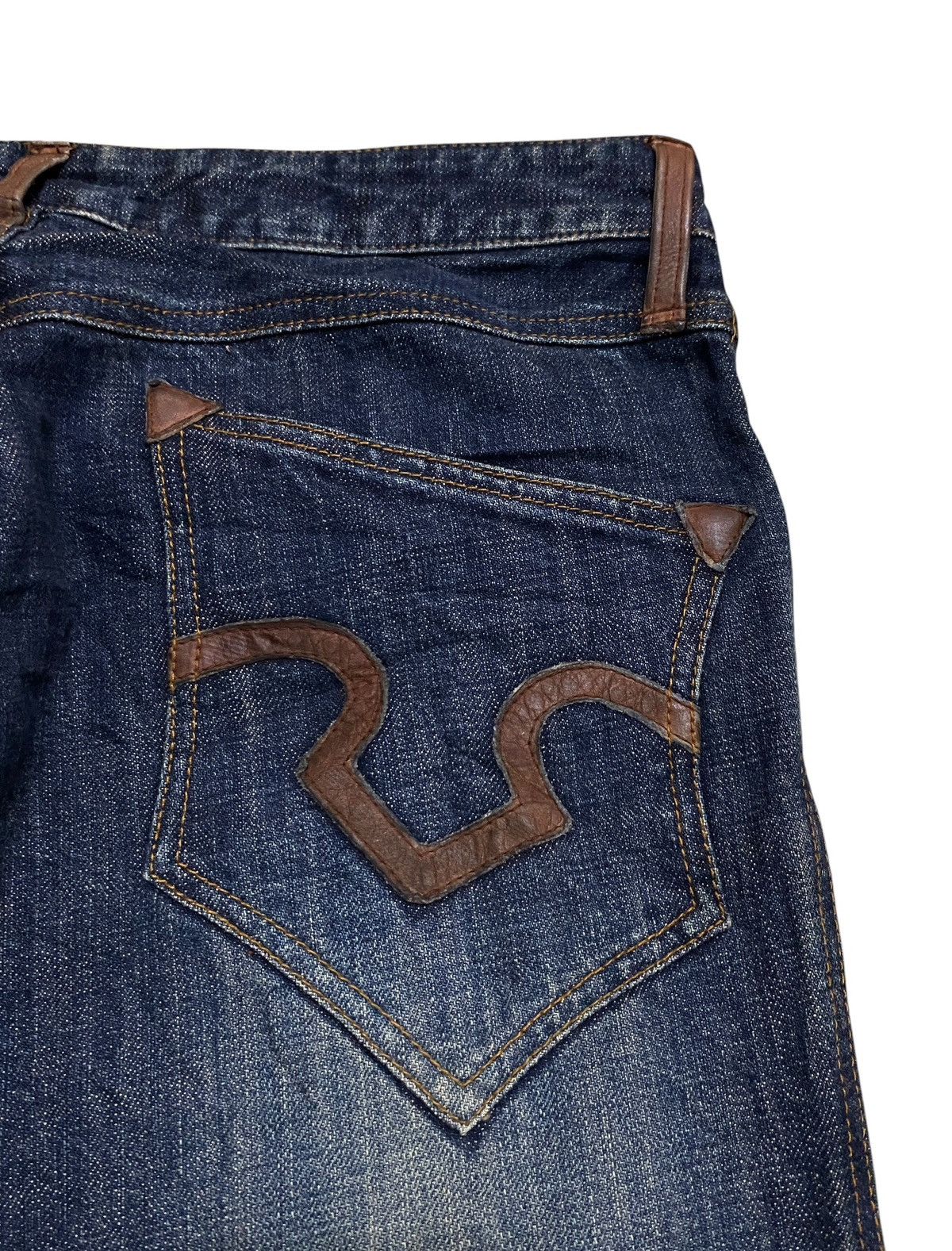Obelisk Very Rare Vintage Brand Obelisk Flared Ripped Jeans 1990s Size US 30 / EU 46 - 7 Thumbnail
