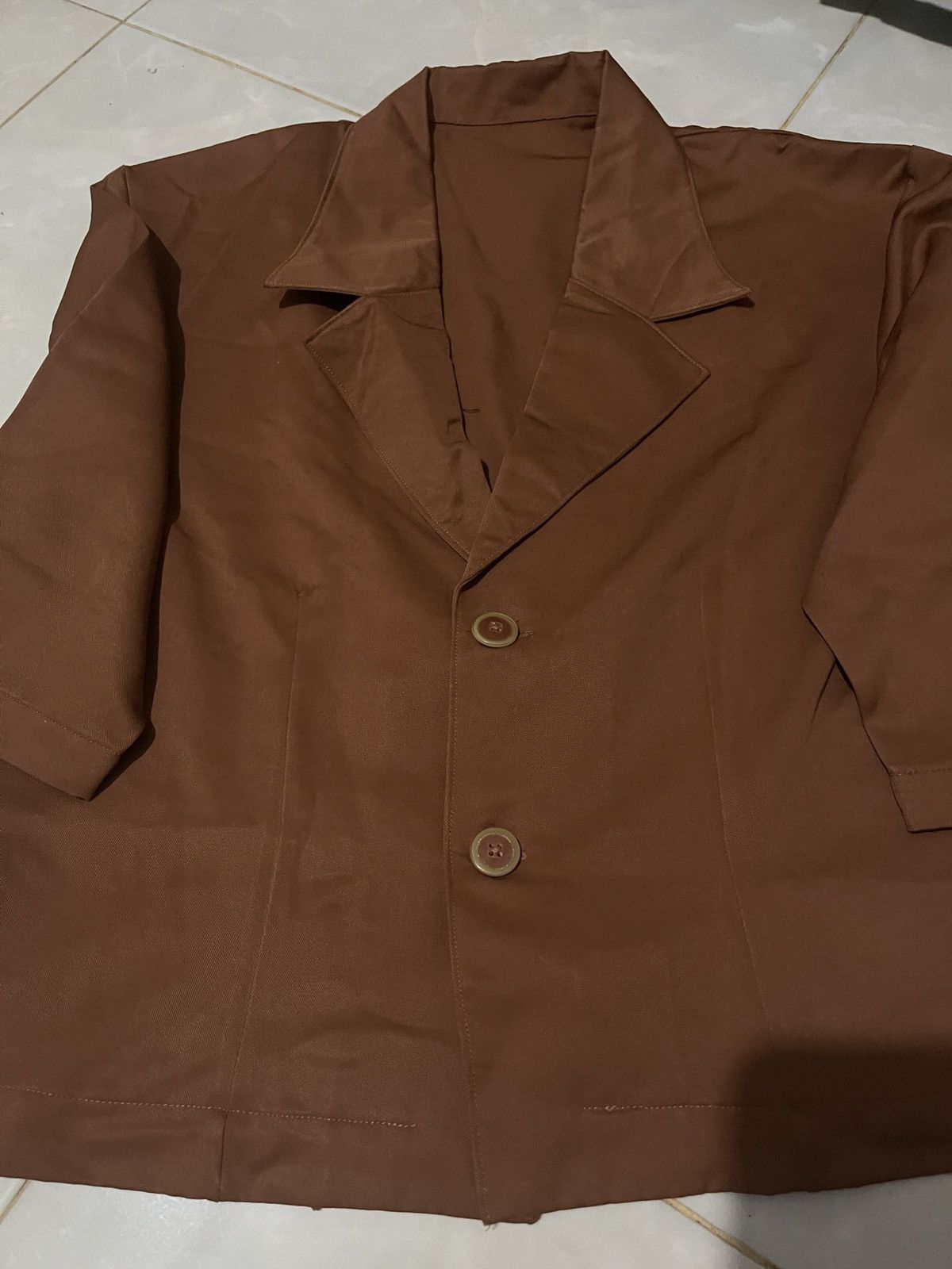 Japanese Brand × Vintage Blazers Brown Size L / US 10 / IT 46 - 3 Thumbnail