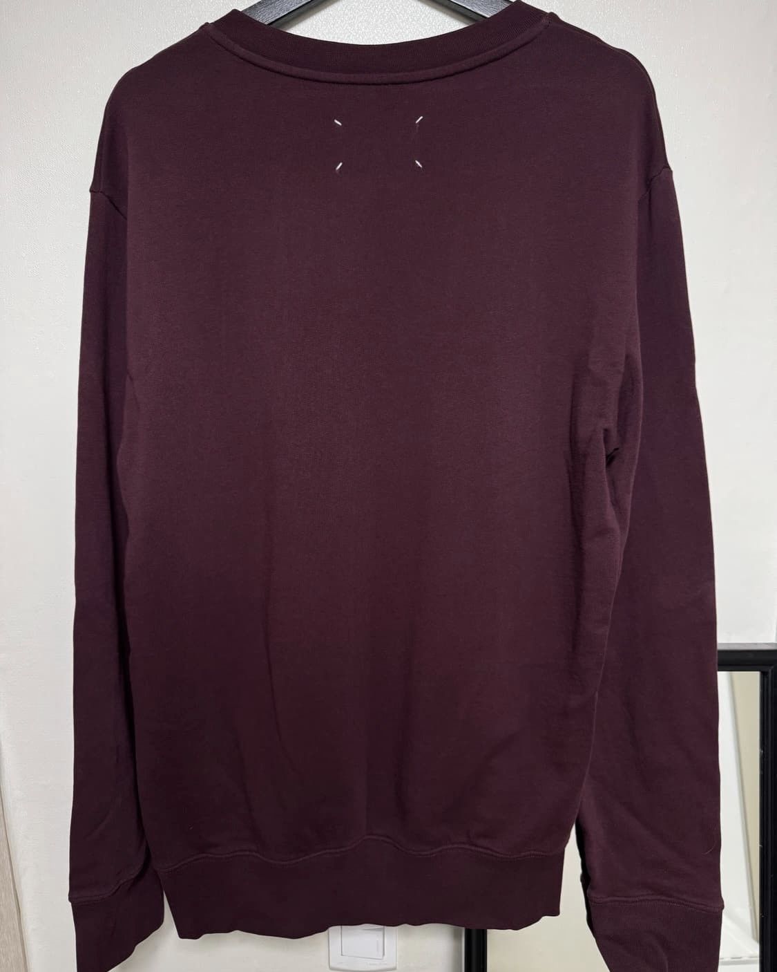 Maison Margiela Margiela Patchwork Irish Print Sweatshirt Burgundy Size US S / EU 44-46 / 1 - 2 Thumbnail