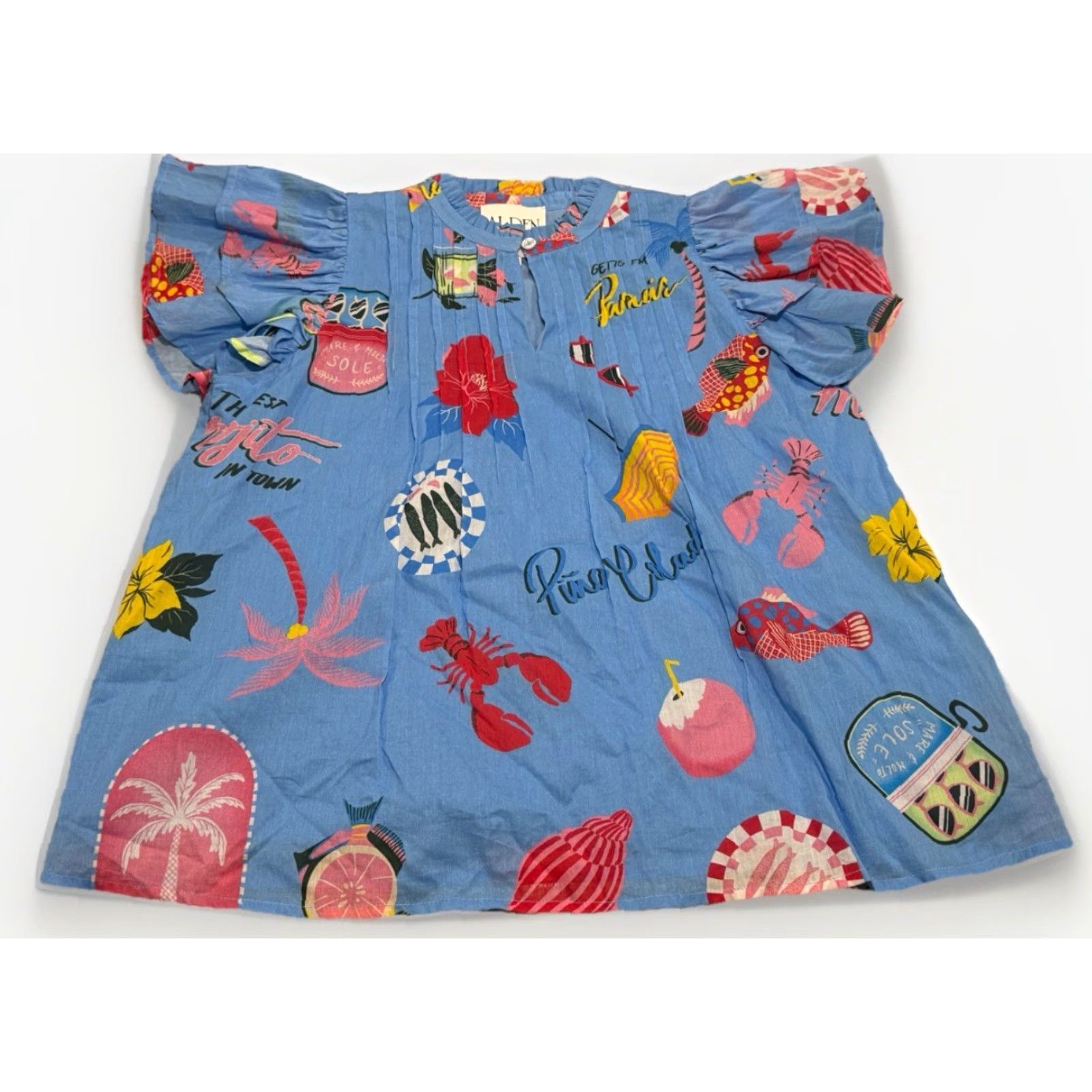 Alden Alden Adair Mattie Top Coastal Icon Sz Medium NWOT 85 Size M / US 6-8 / IT 42-44 - 3 Thumbnail