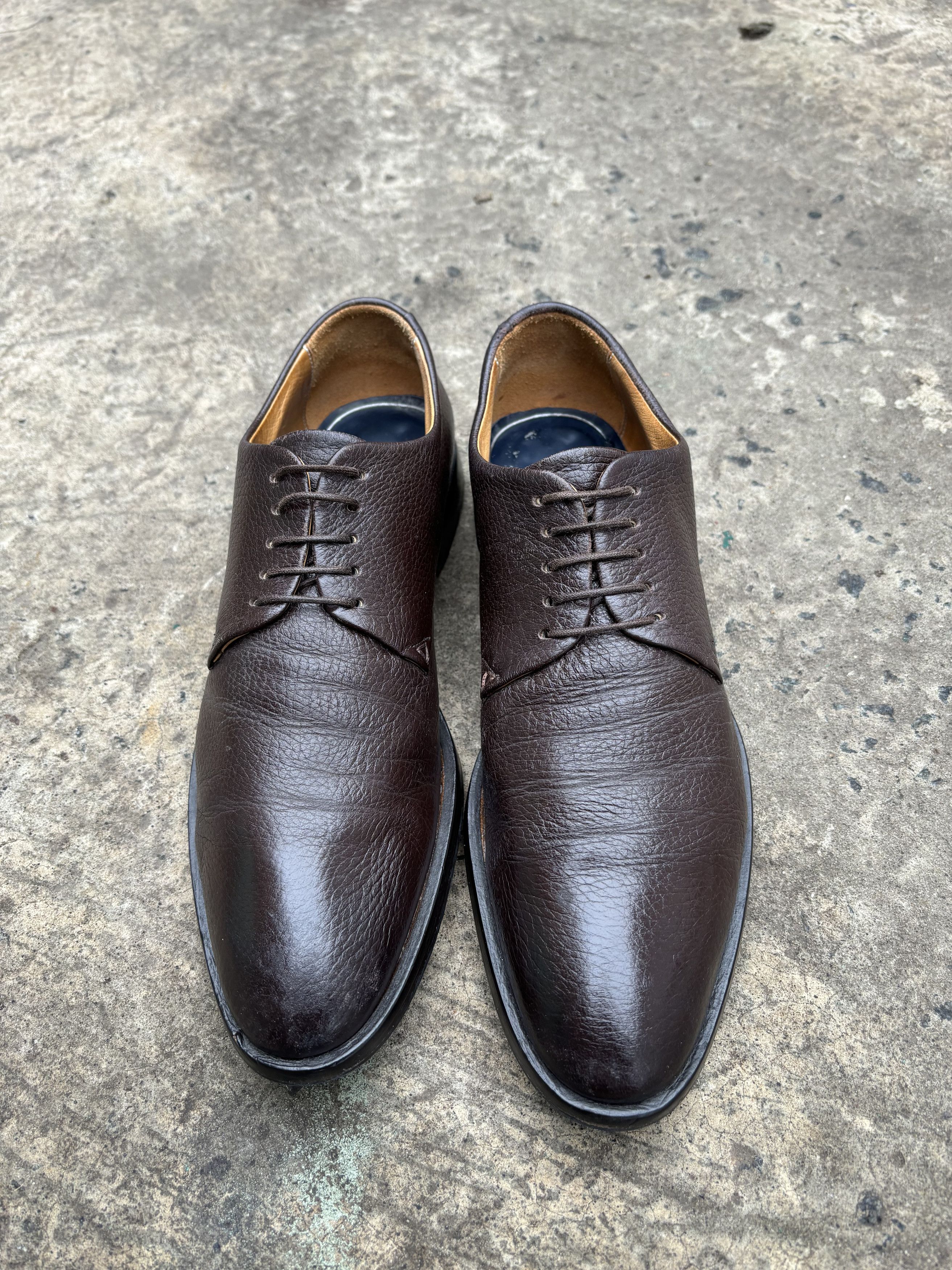 Oliver Sweeney RRP 500$ Oliver Sweeney Campobello Deerskin Bologna Derby Shoes Size US 9.5 / EU 42-43 - 4 Thumbnail