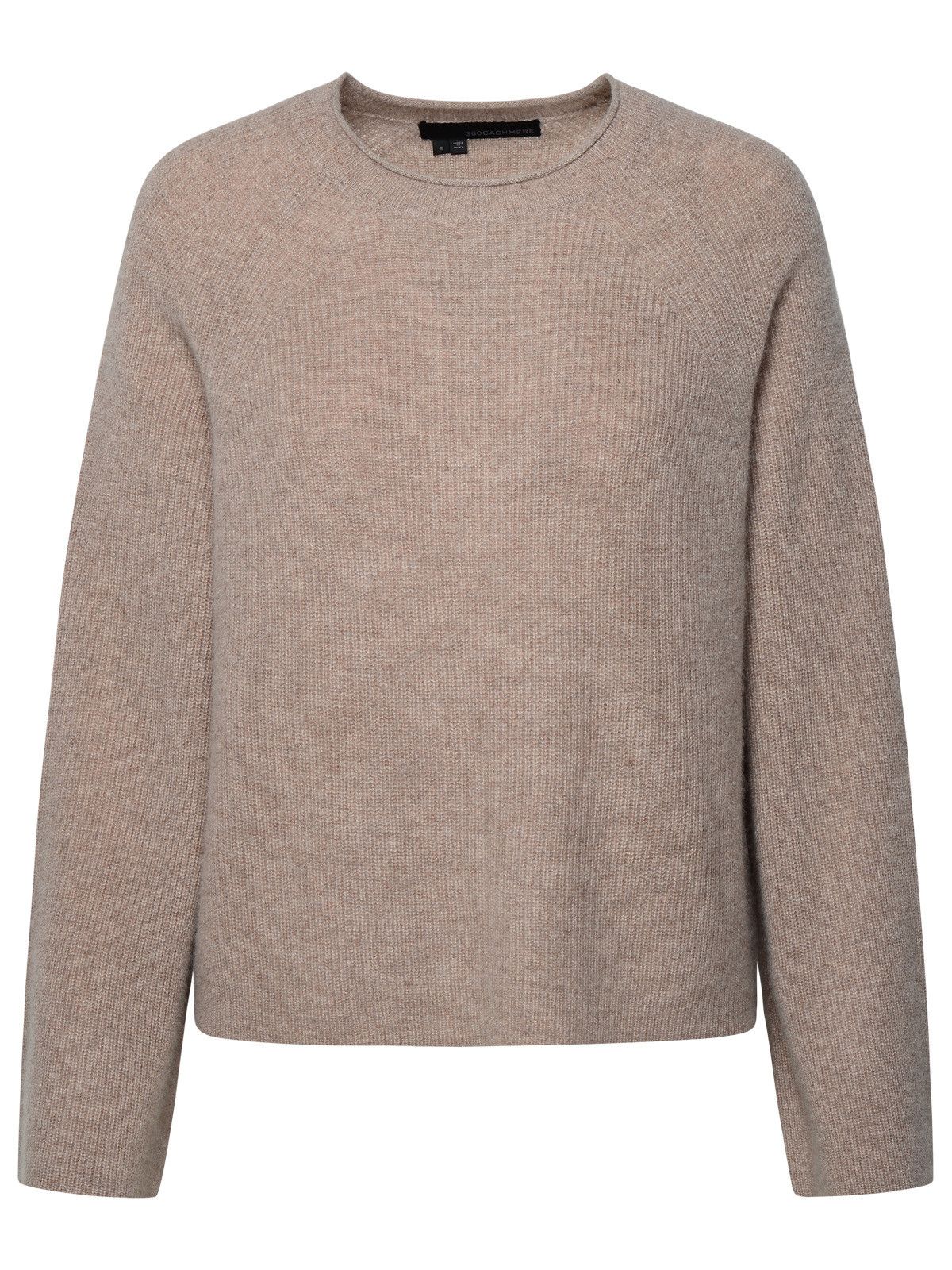 image of 360 Cashmere 'sophie' Beige Cashmere Sweater, Women's (Size Small)