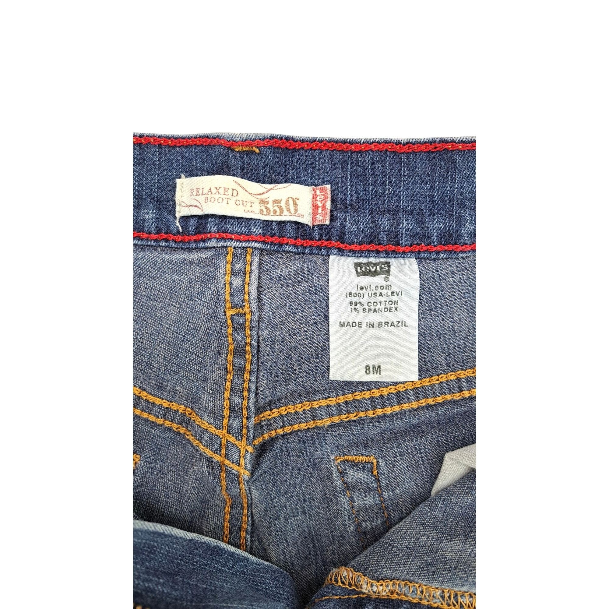 Levi's Levi's 550 Women Relaxed Boot Cut Jeans Size 8M Blue Denim Size 30" / US 8 / IT 44 - 3 Thumbnail