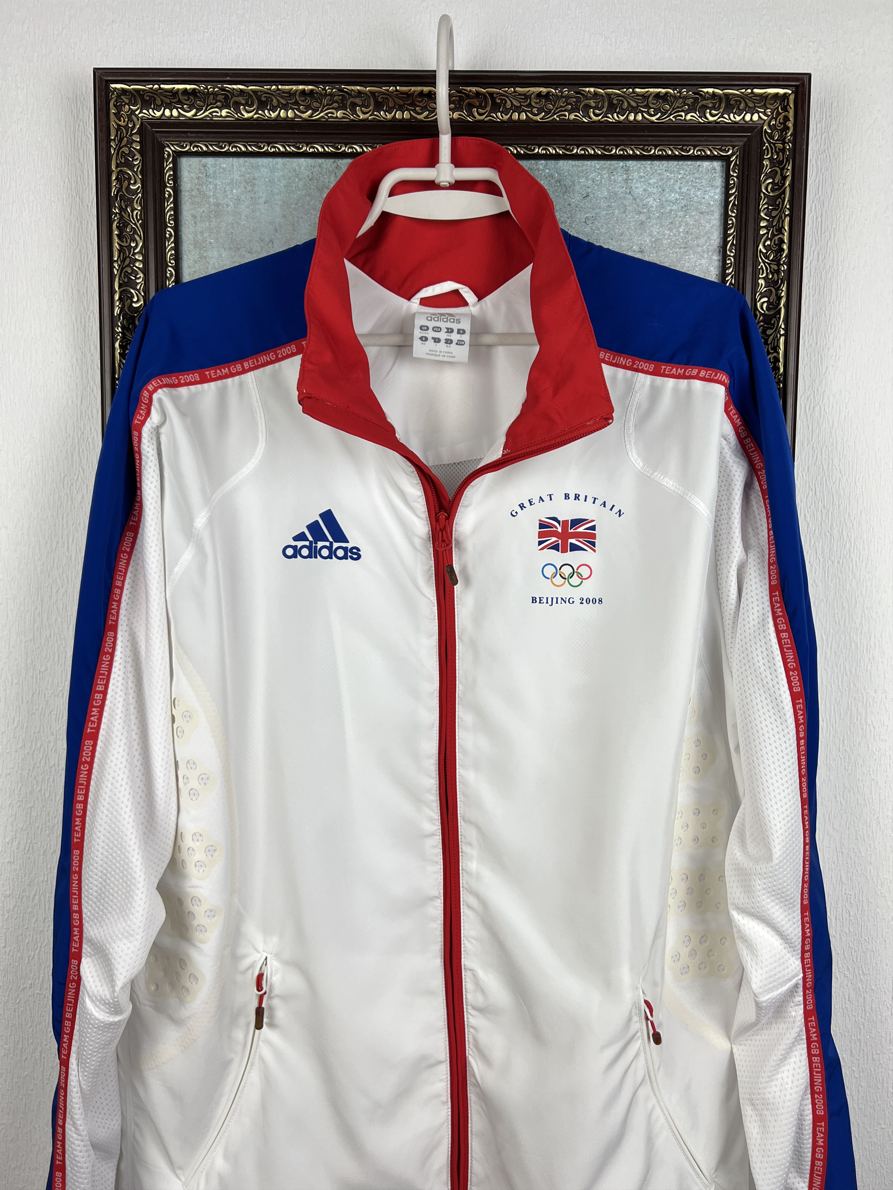Adidas Vintage Great Britain Olympics Player Issue Jacket Track Top Size US L / EU 52-54 / 3 - 2 Thumbnail