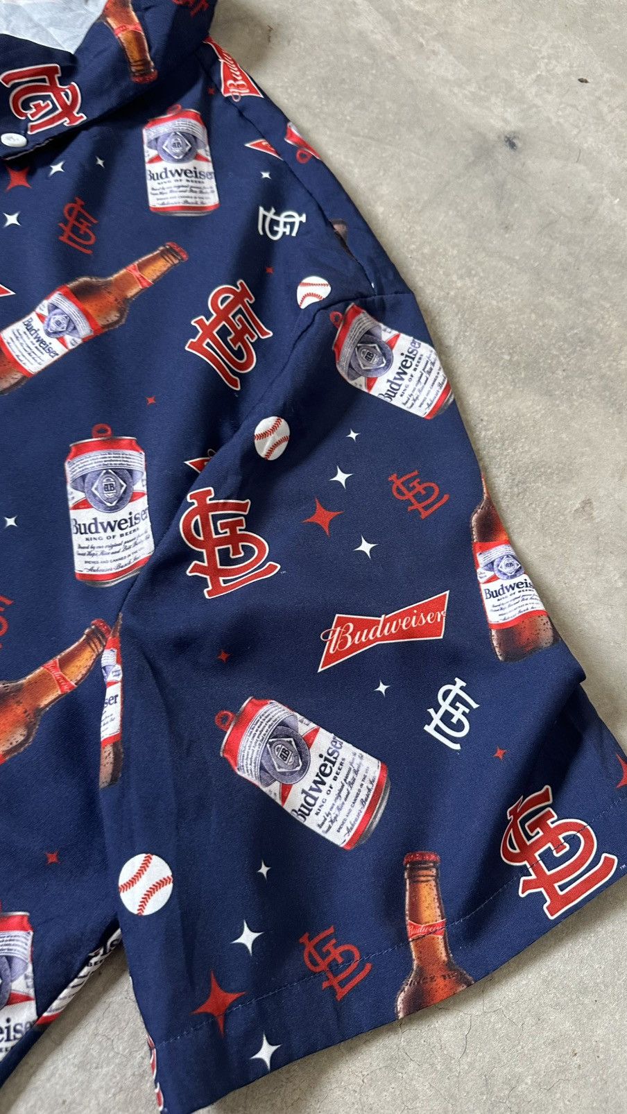 MLB ST LOUIS CARDINALS X BUDWEISER SHIRT Size US XL / EU 56 / 4 - 3 Thumbnail
