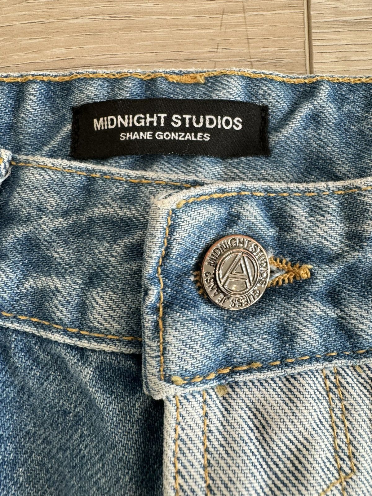 Guess Shane Gonzalez Reverse Two-Tone Denim Size US 30 / EU 46 - 4 Thumbnail