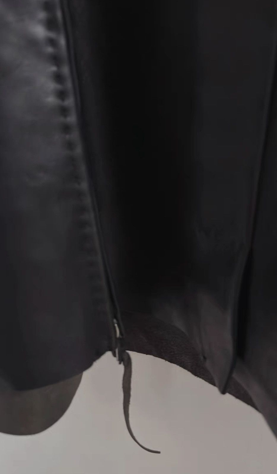 Ma+ Ma+ Men's Black Yak Leather Mid-Length Coat Size US S / EU 44-46 / 1 - 3 Thumbnail